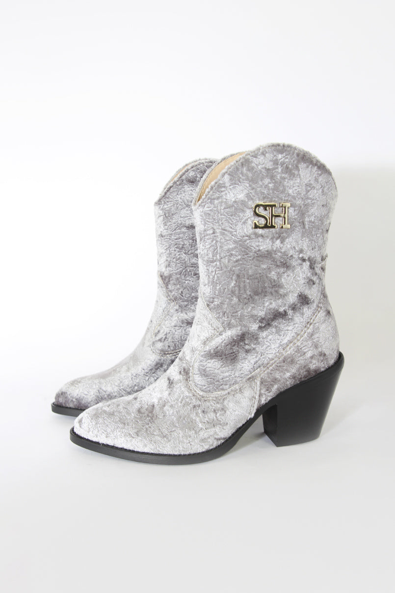 Botas cowboy em tecido impermeável