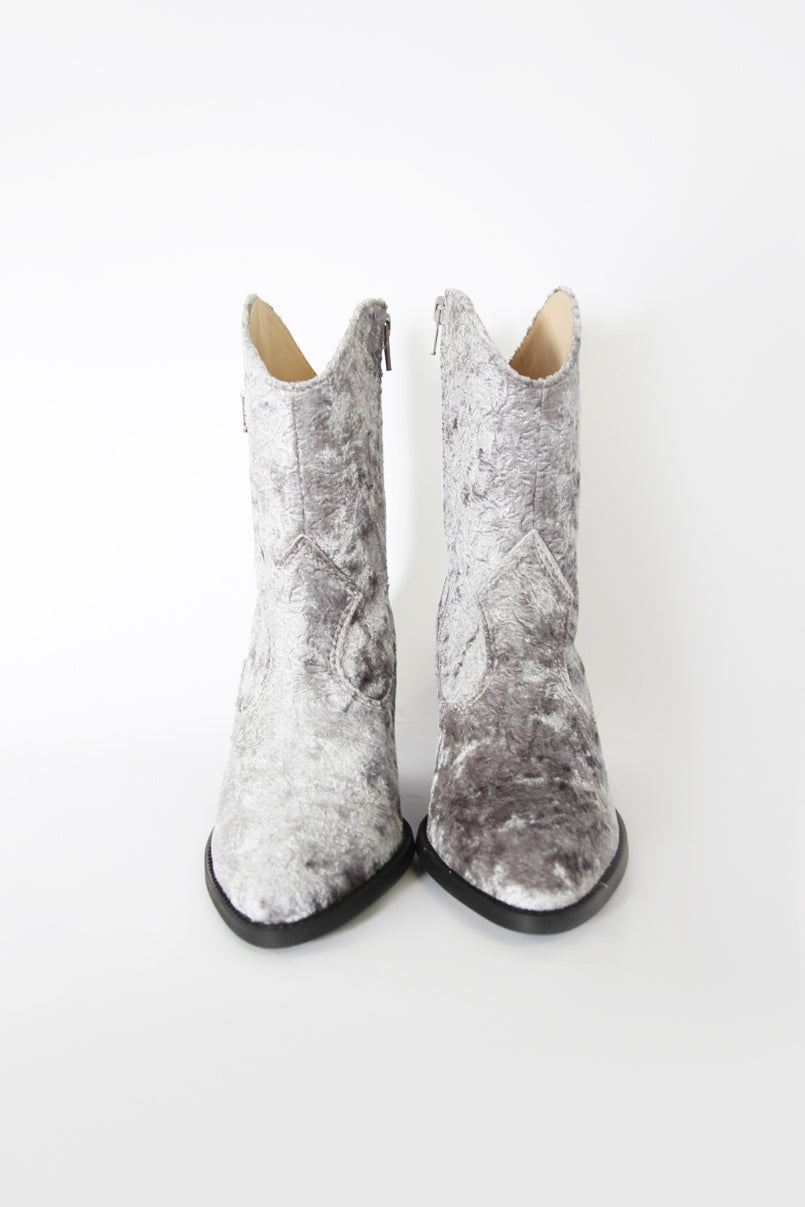 Botas cowboy em tecido impermeável