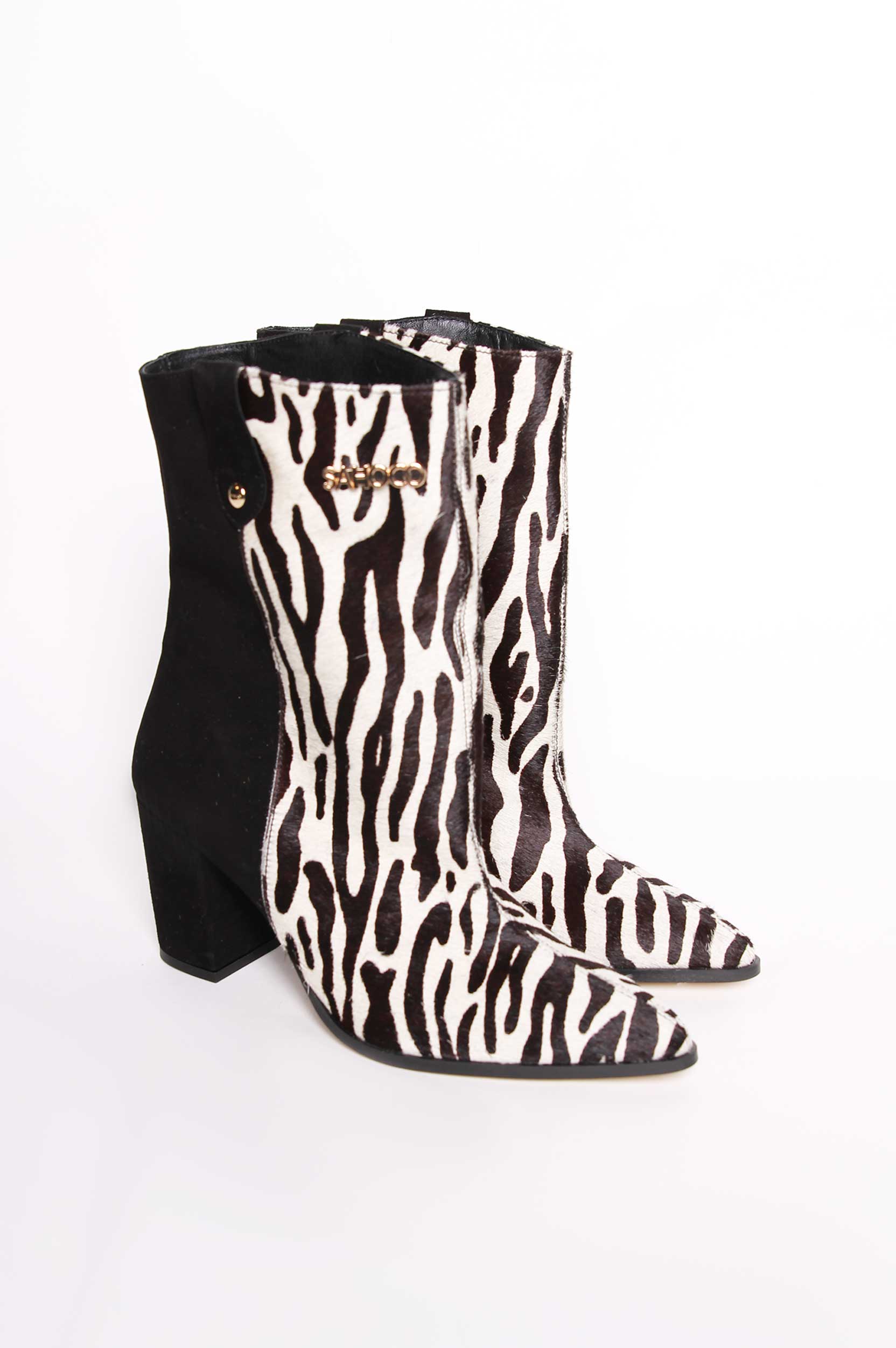 Botins Zebra Print