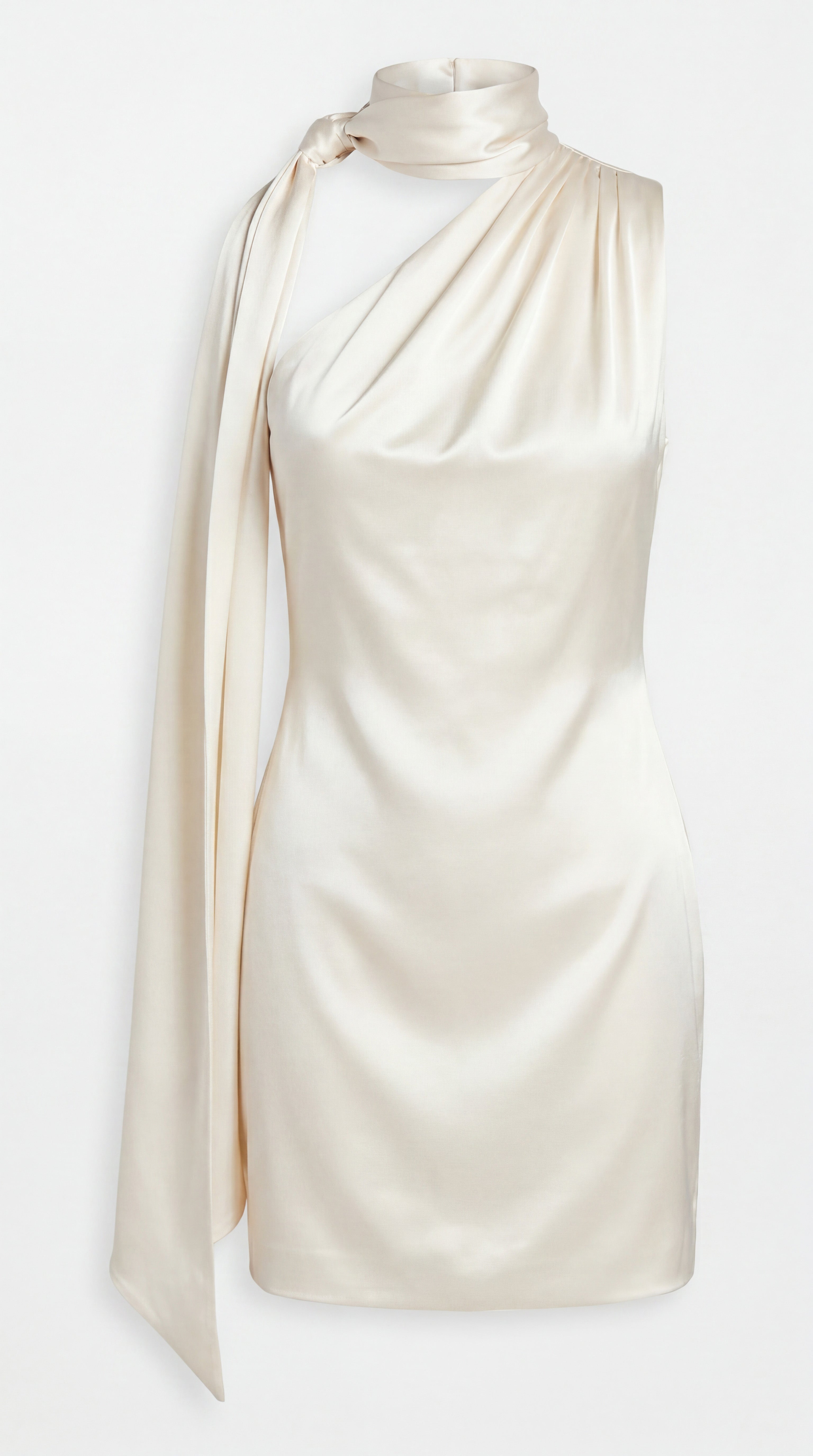 Vestido Halter Acetinado
