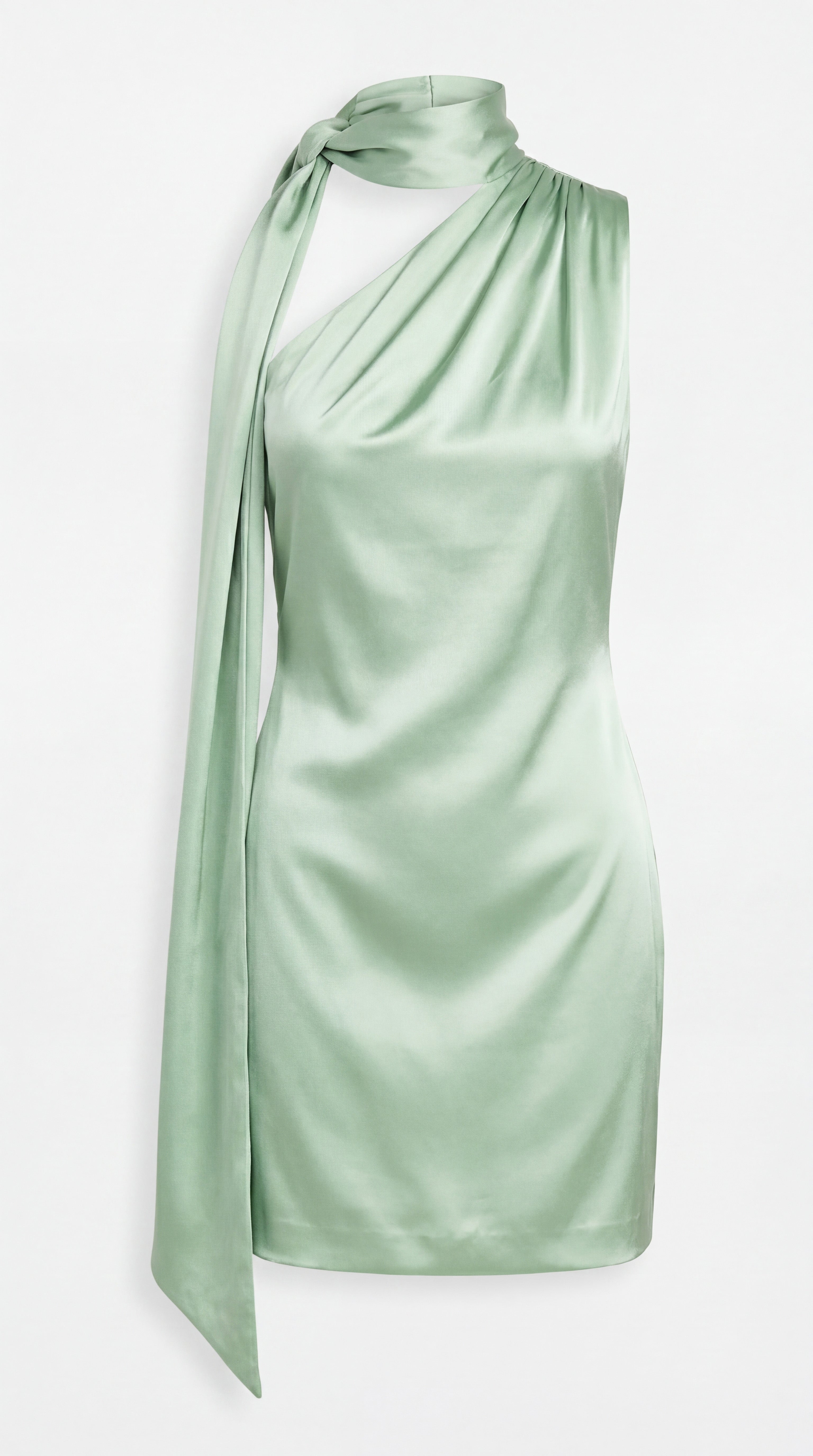Vestido Halter Acetinado