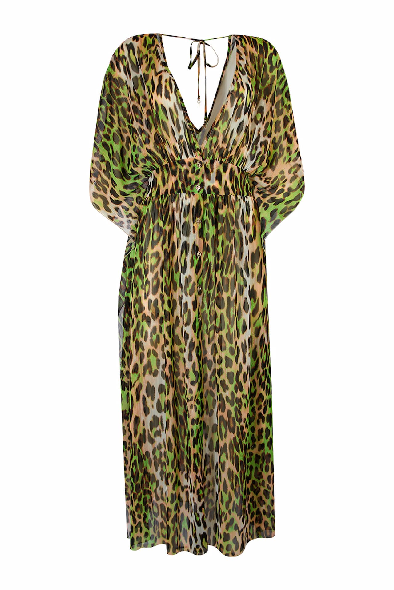 Kaftan estampado leopardo