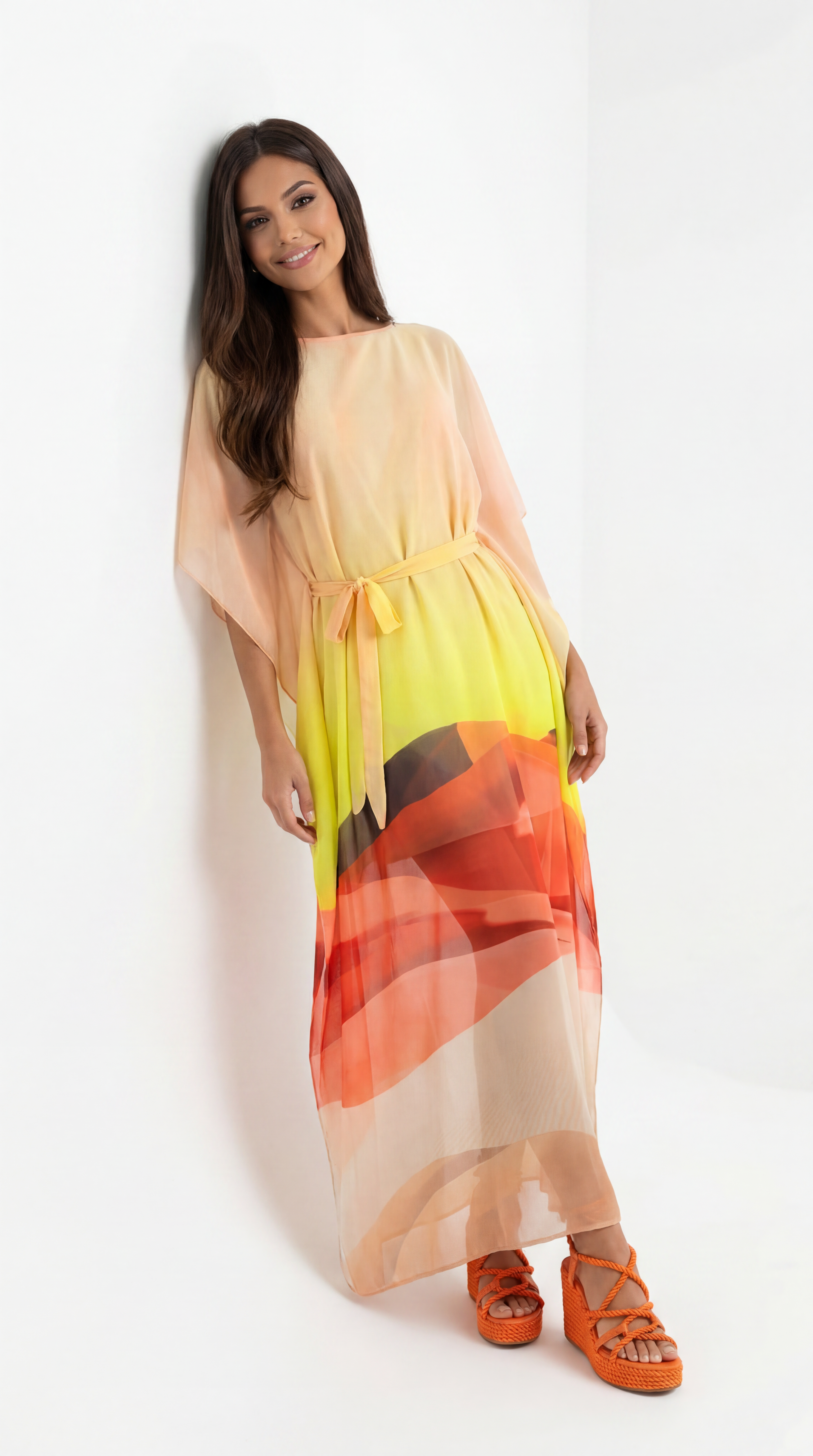 Kaftan Estampado Deserto