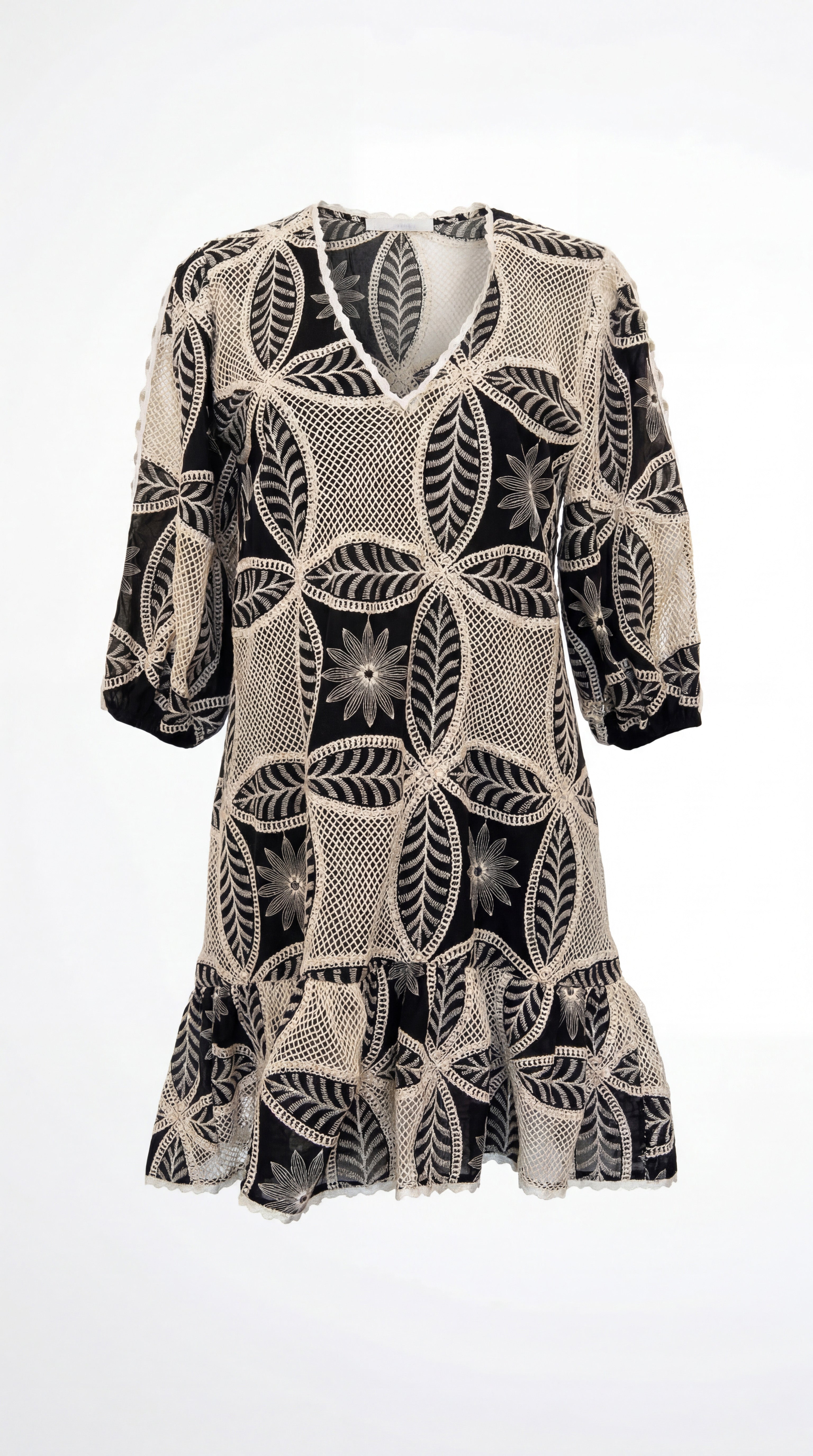 Vestido Renda Crochet