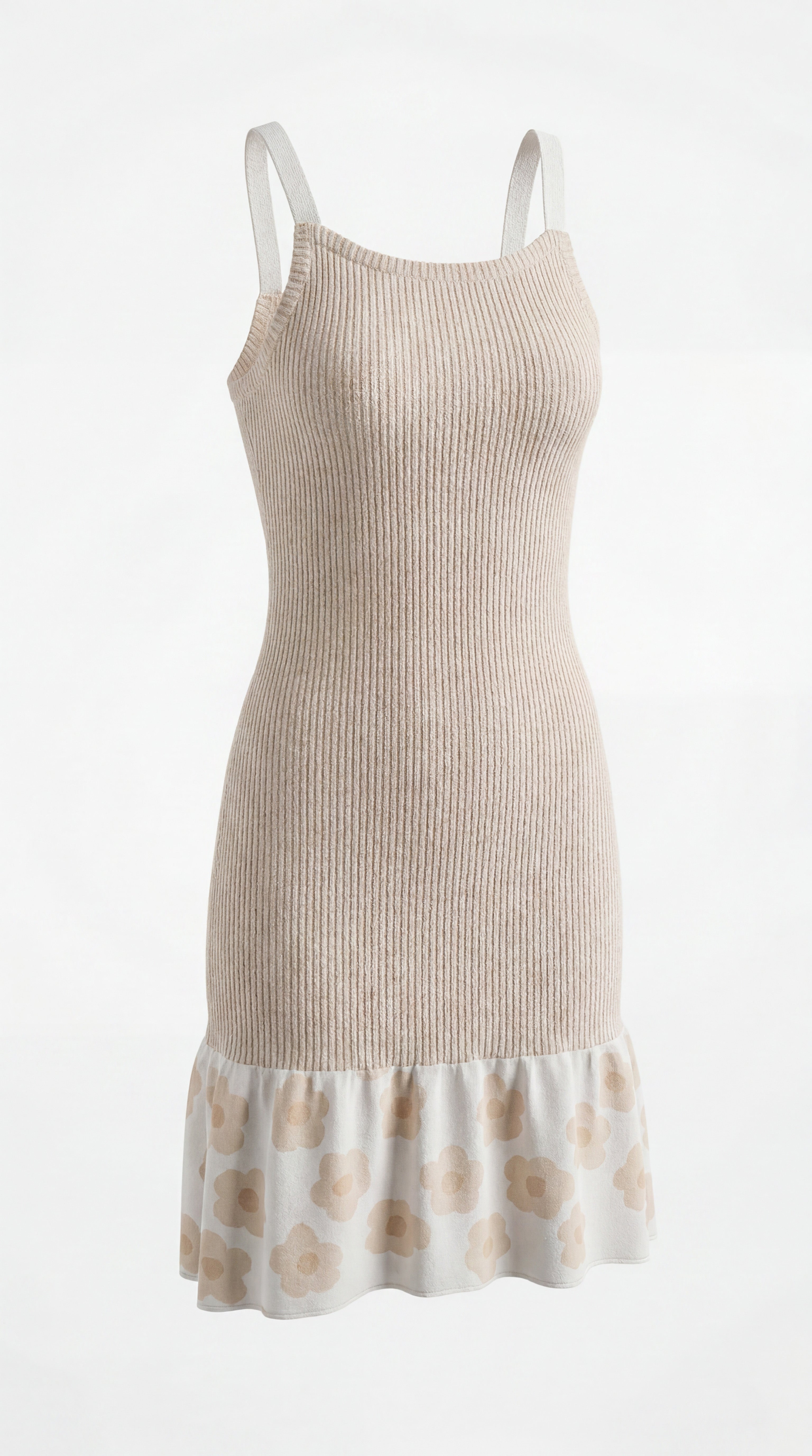 Vestido malha canelado