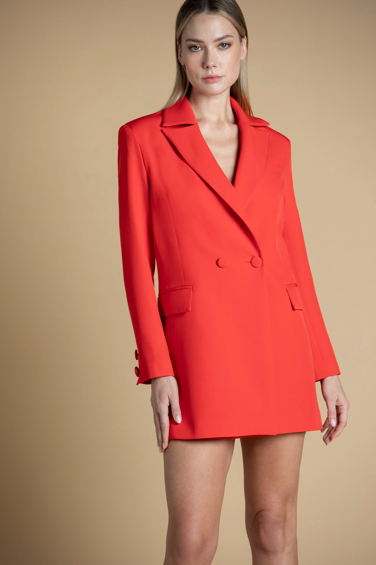 Blazer cruzado oversize