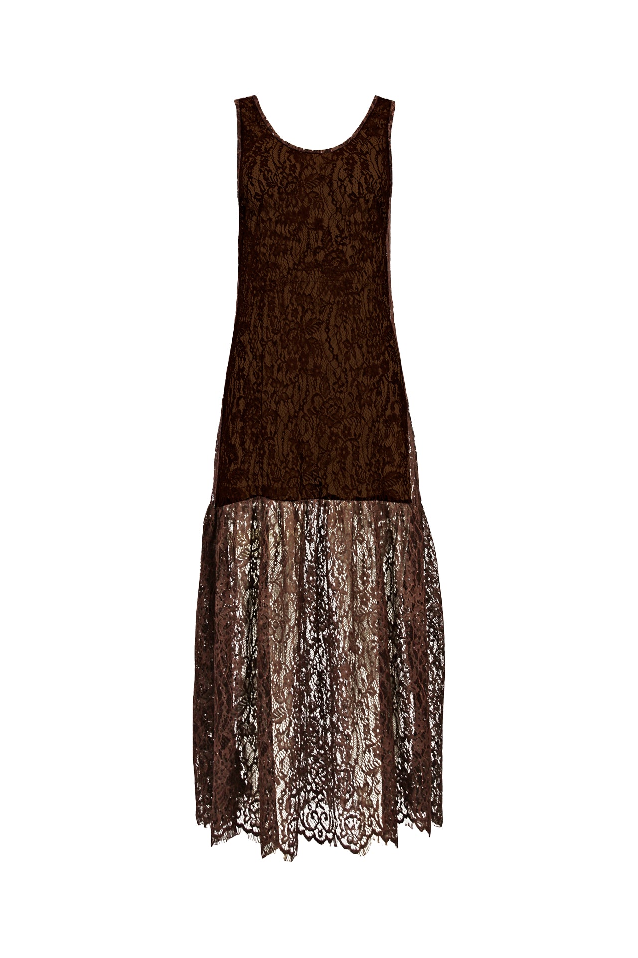 Vestido Midi em Renda