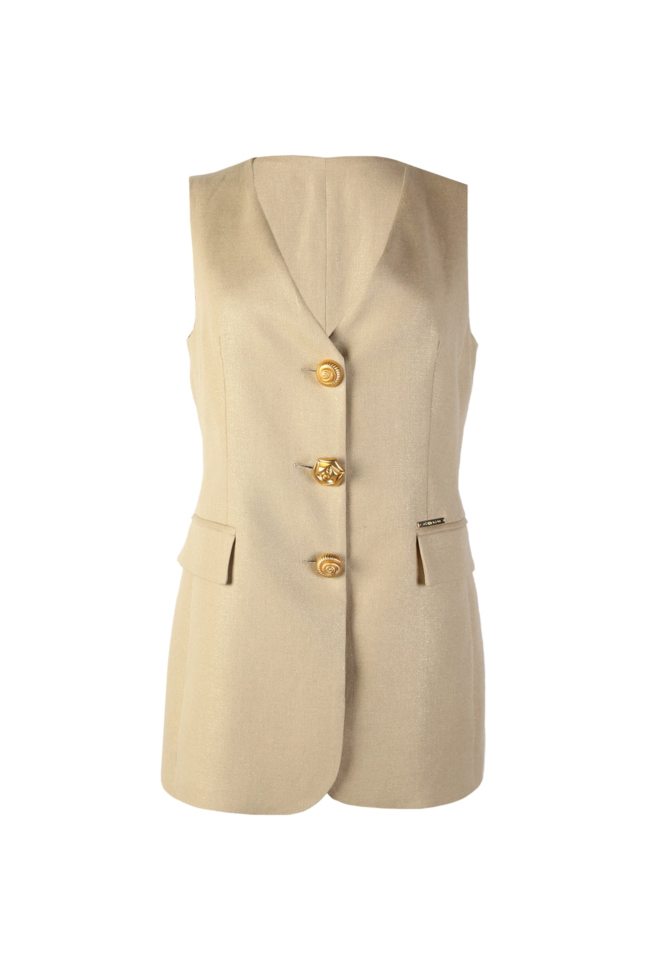 Colete Comprido com Linho