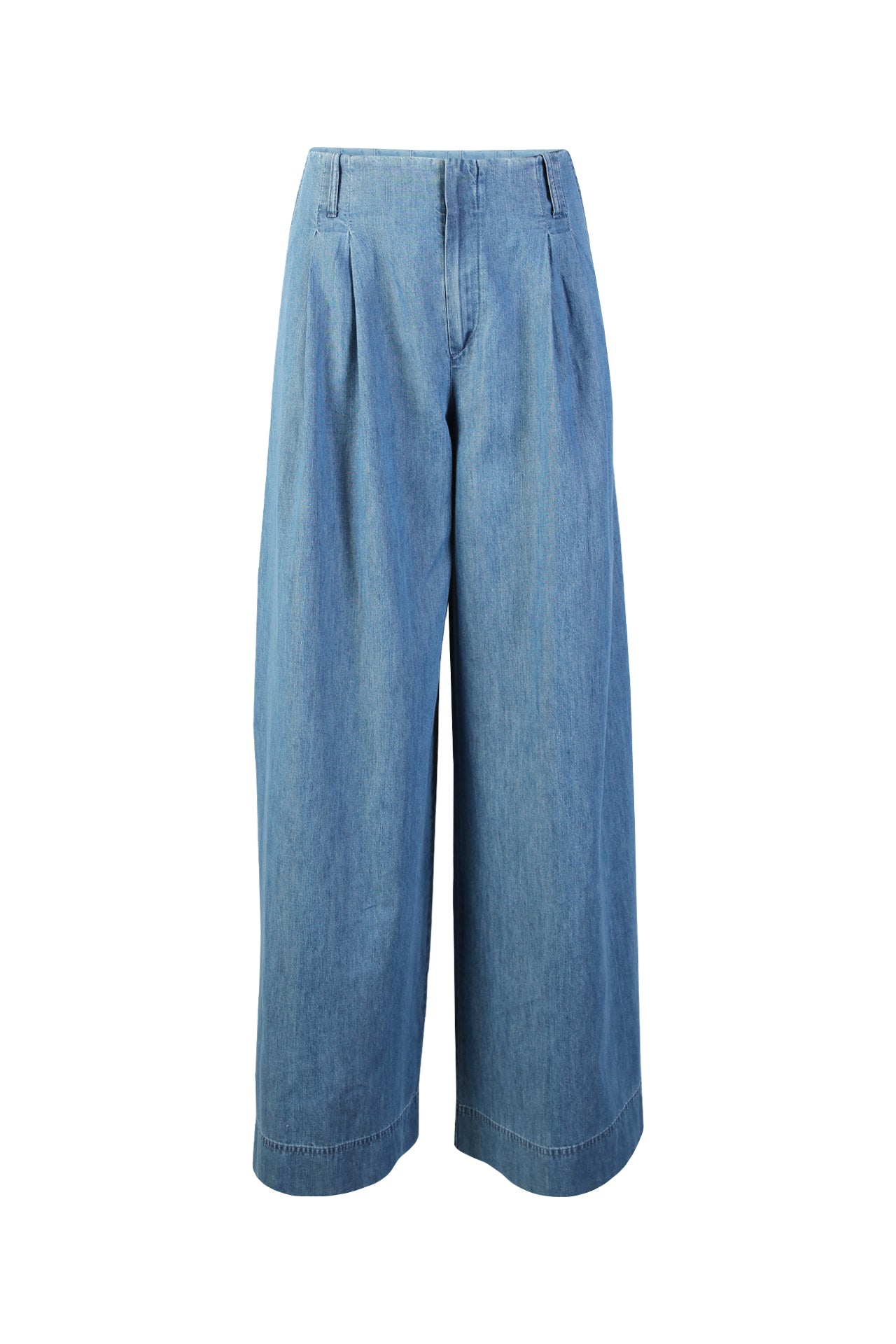 Calças Fluidas Denim