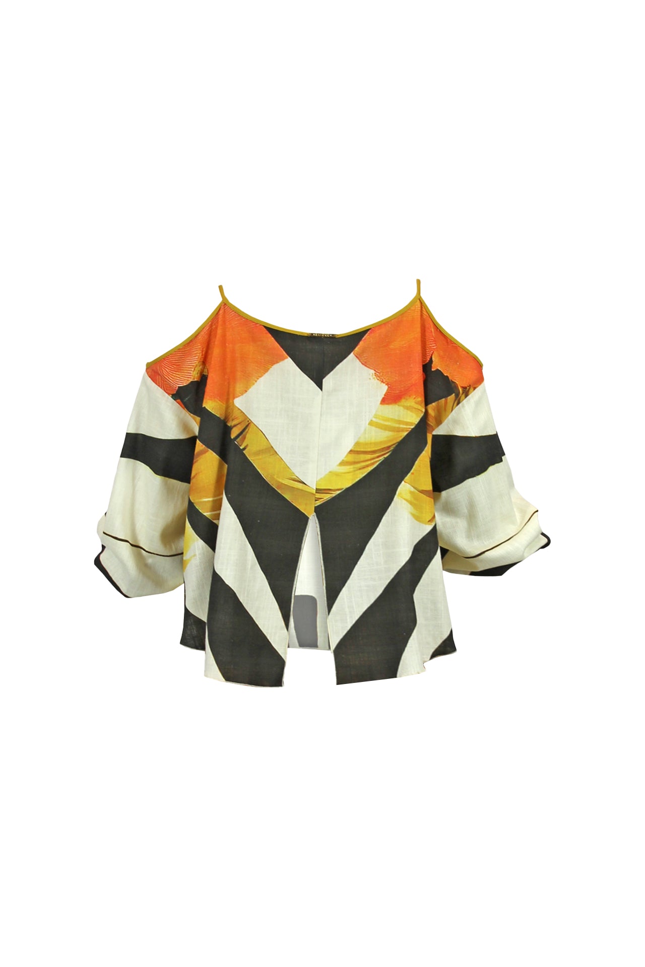 Blusa Manga Média Estampada