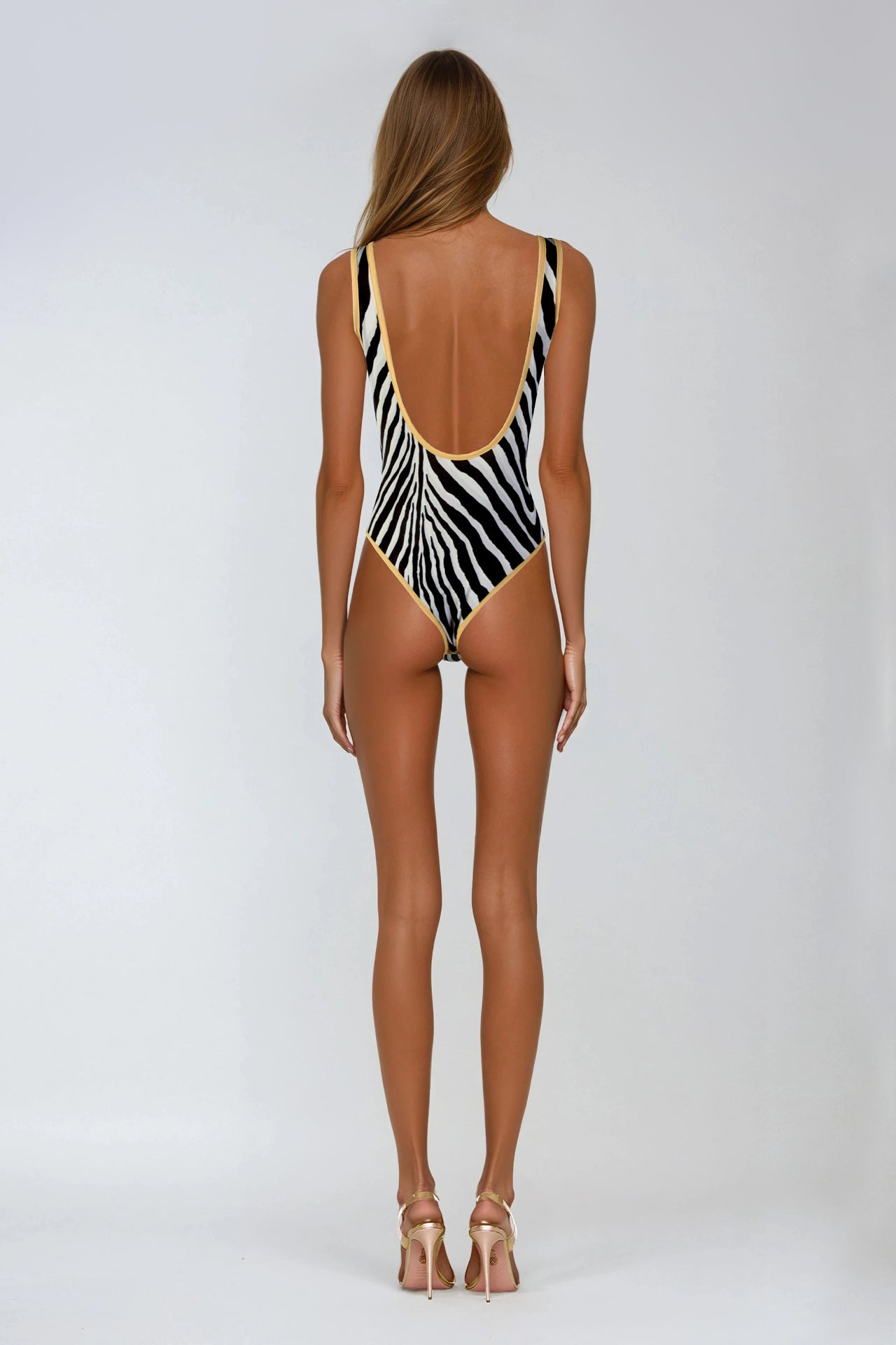 Body de poliamida com alças