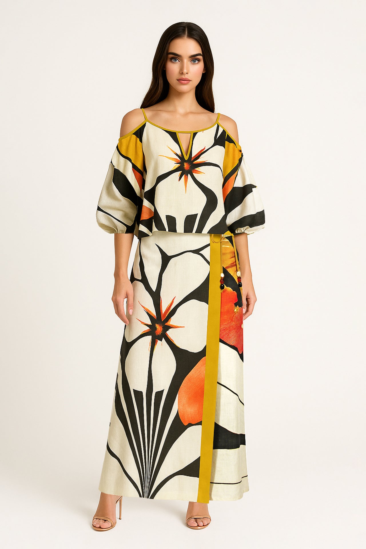 Culote com efeito saia