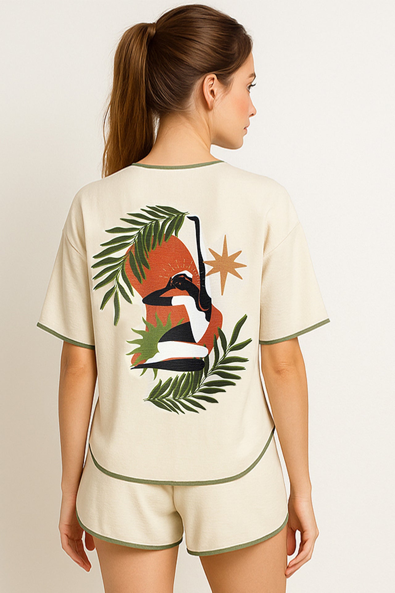 Camisa com laço frontal - EXCLUSIVO ONLINE