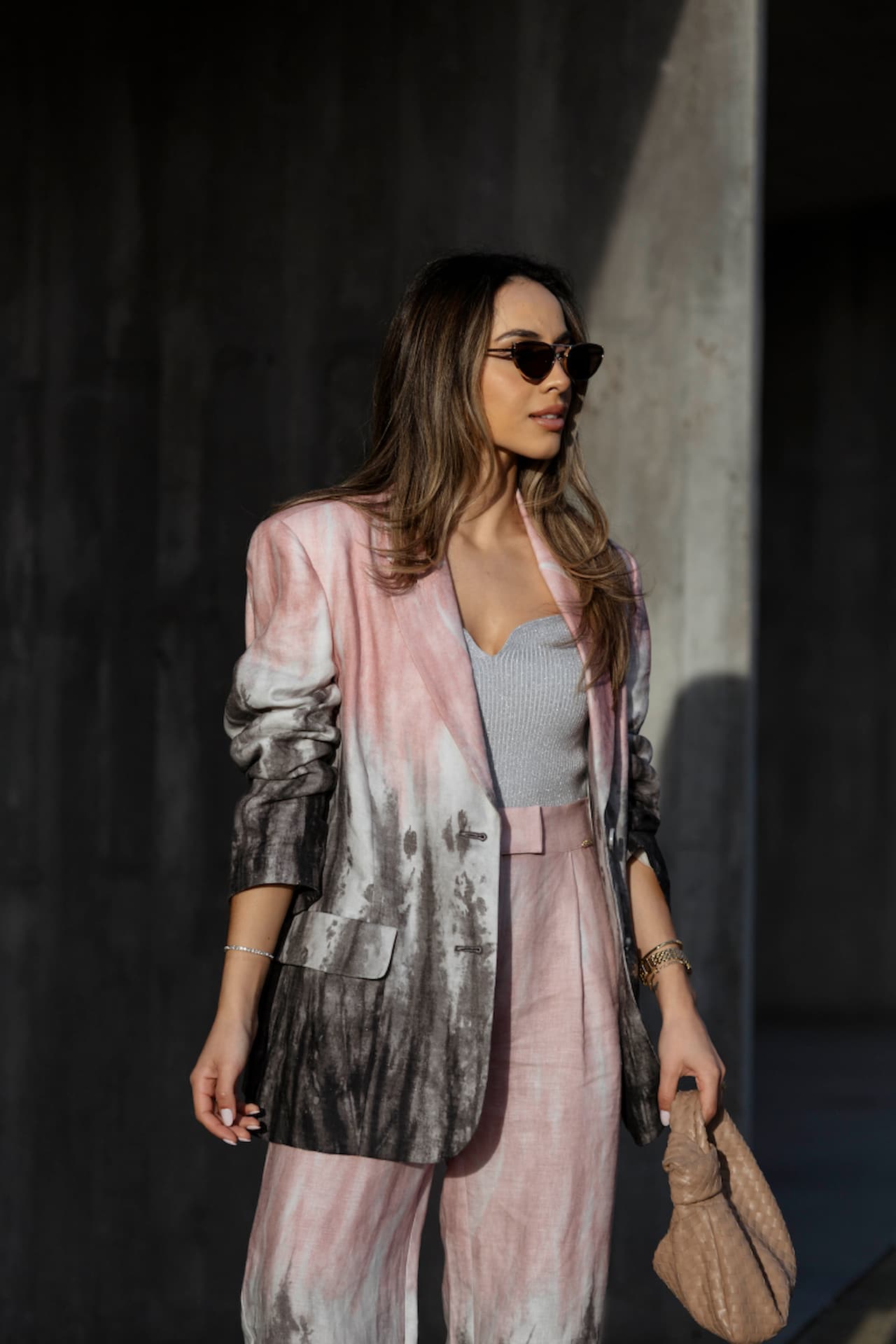 Blazer com Linho Tye Dye