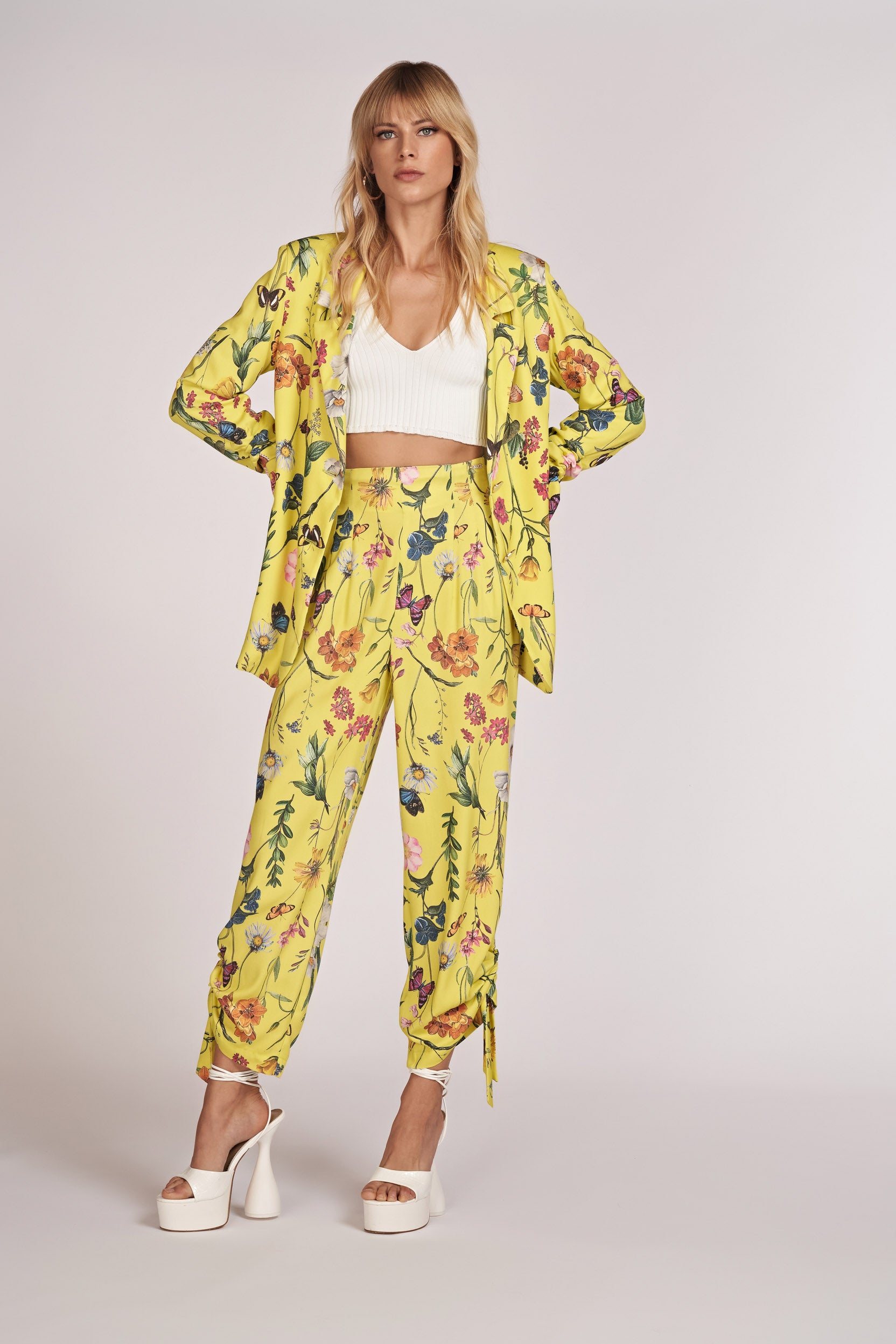 Blazer Comprido Floral