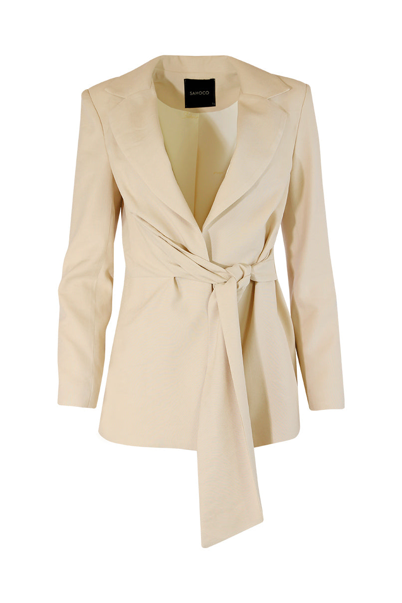 Blazer Laço Tecido