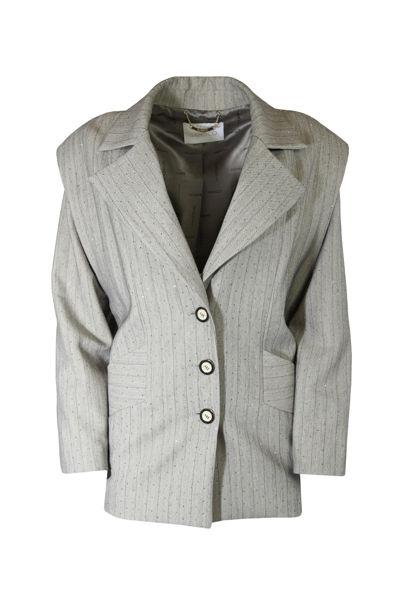 Blazer efeito bomber oversize