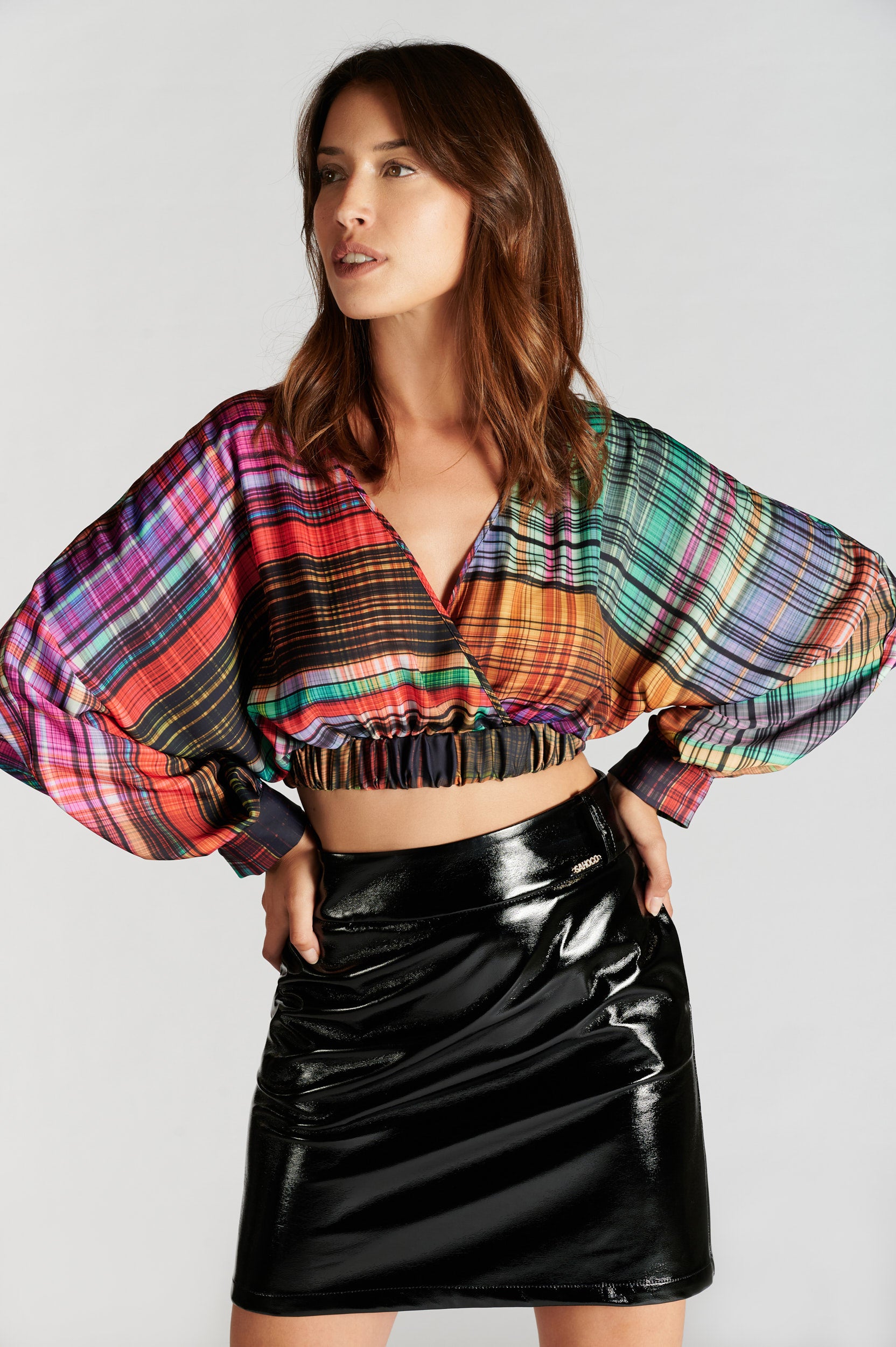 Blusa Cruzada Cropped