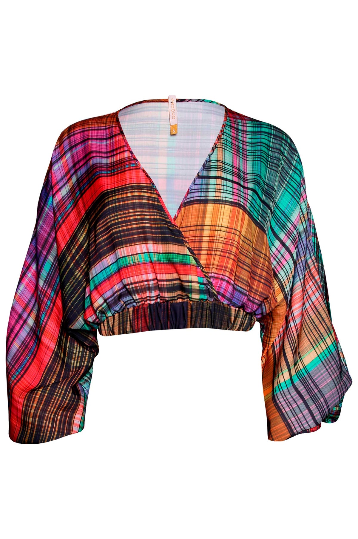 Blusa cruzada corta
