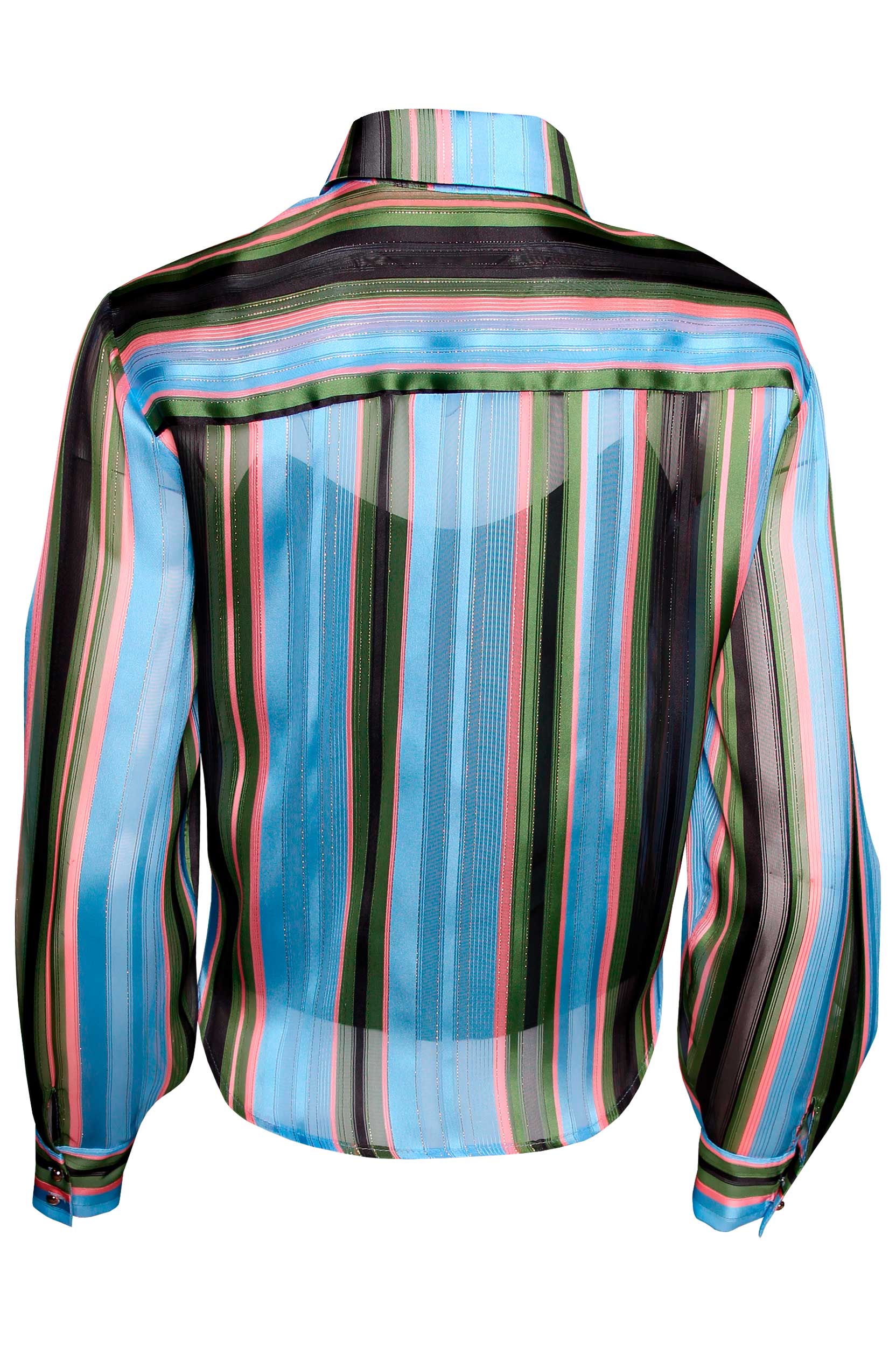 Blusa às Riscas com Laço