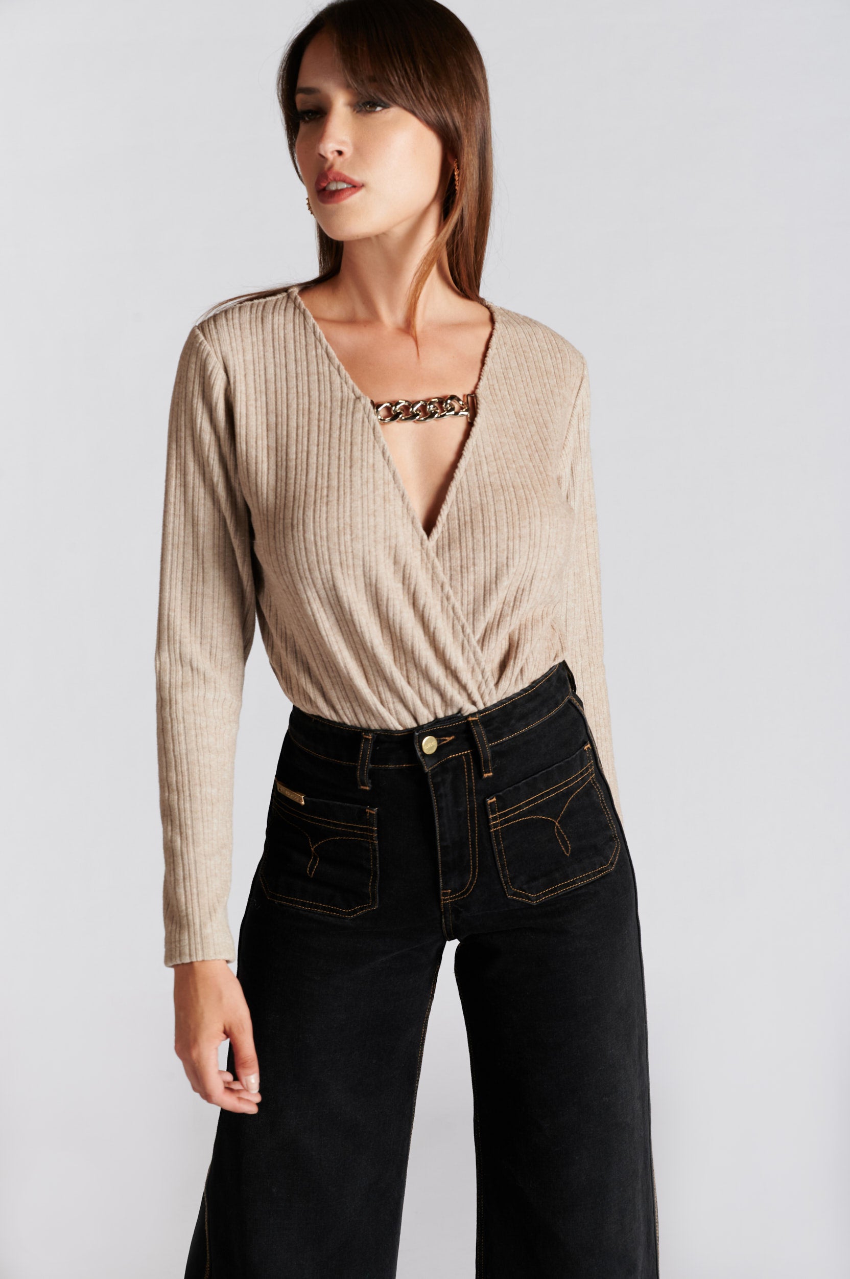 Body Cruzado com Aplicação