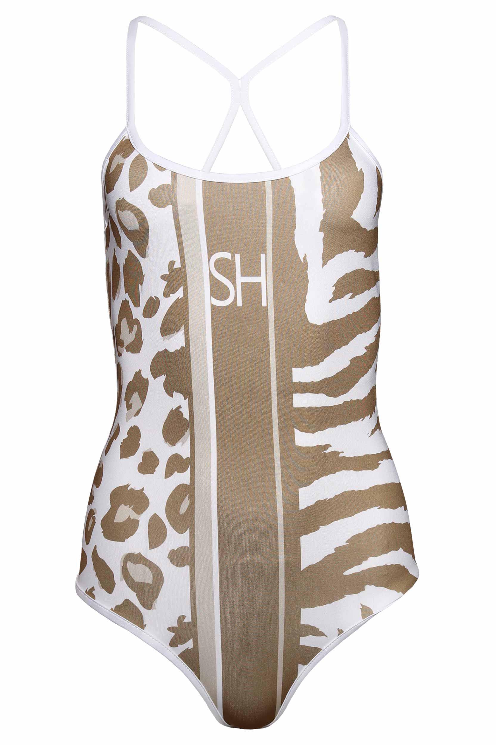 Body estampado de alças