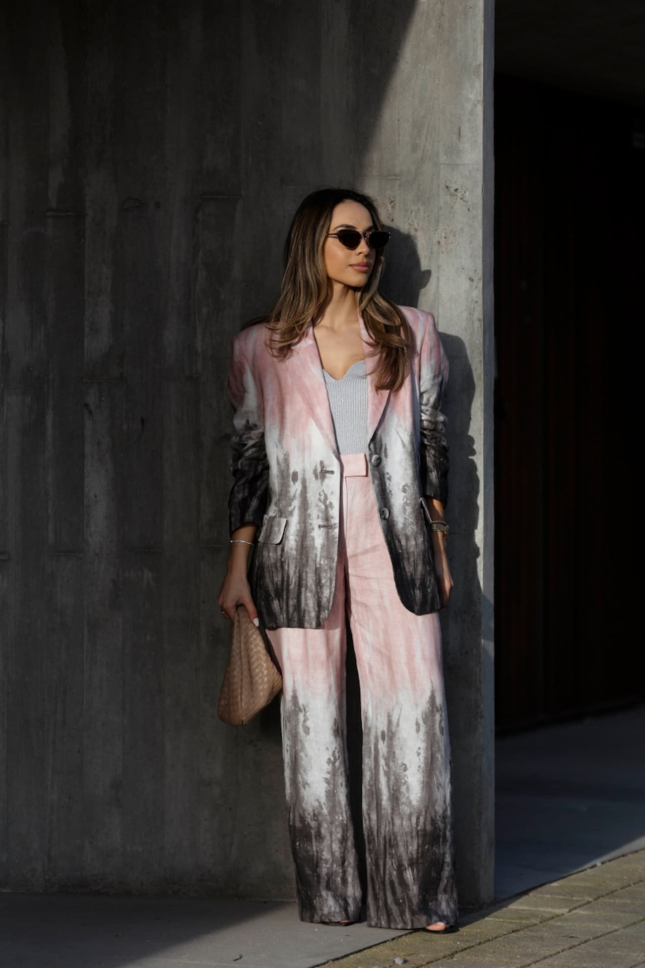 Calças com Linho Tye Dye