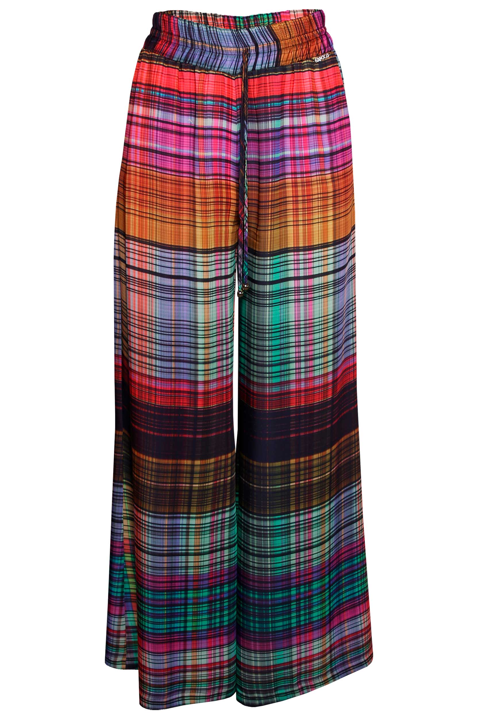 Calças Fluidas Cintura Elástica