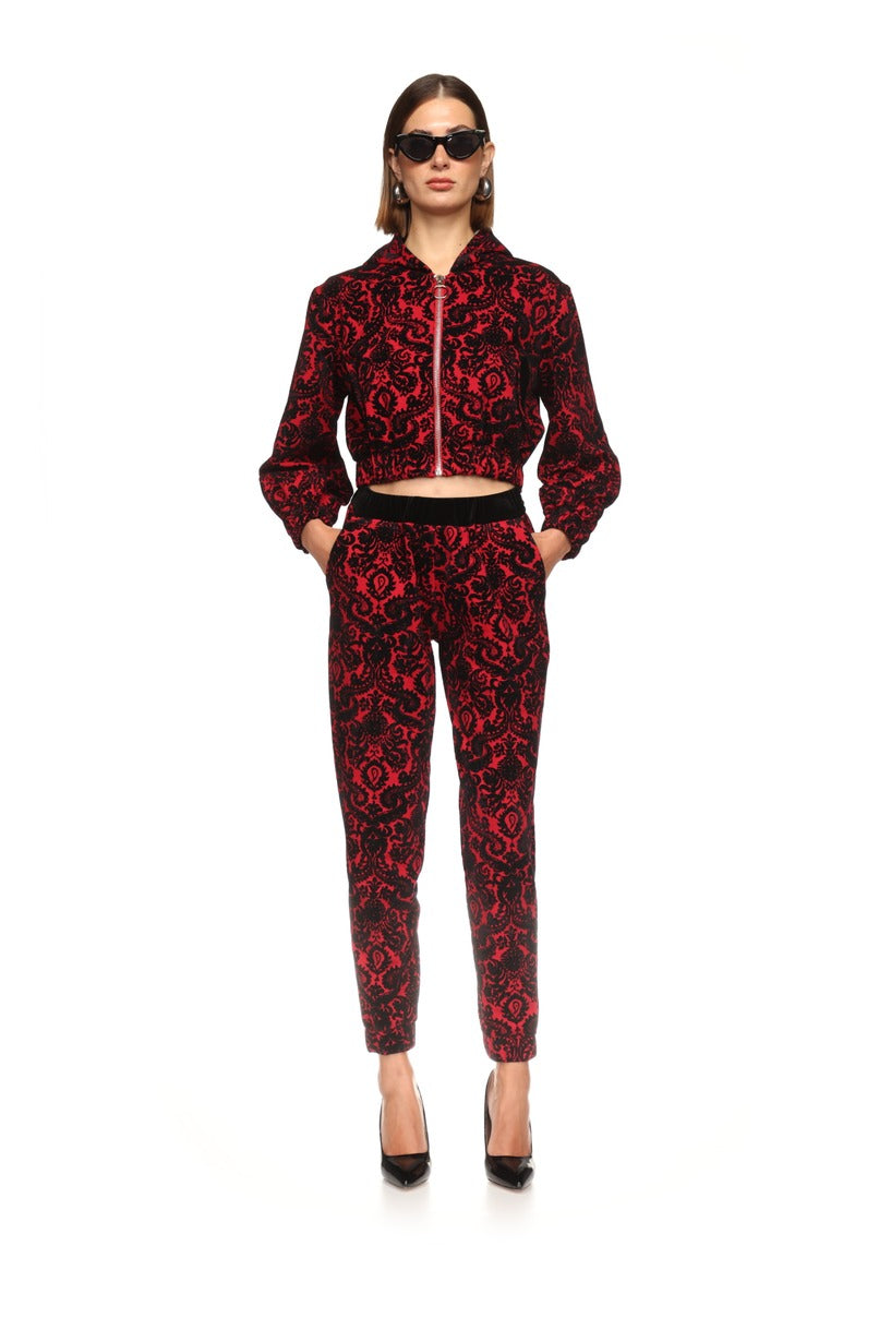 Calças Jogger de Veludo