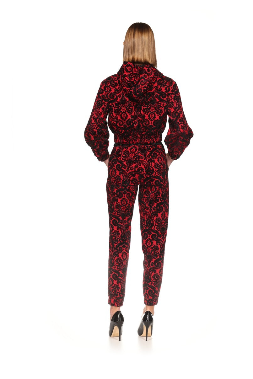 Calças Jogger de Veludo