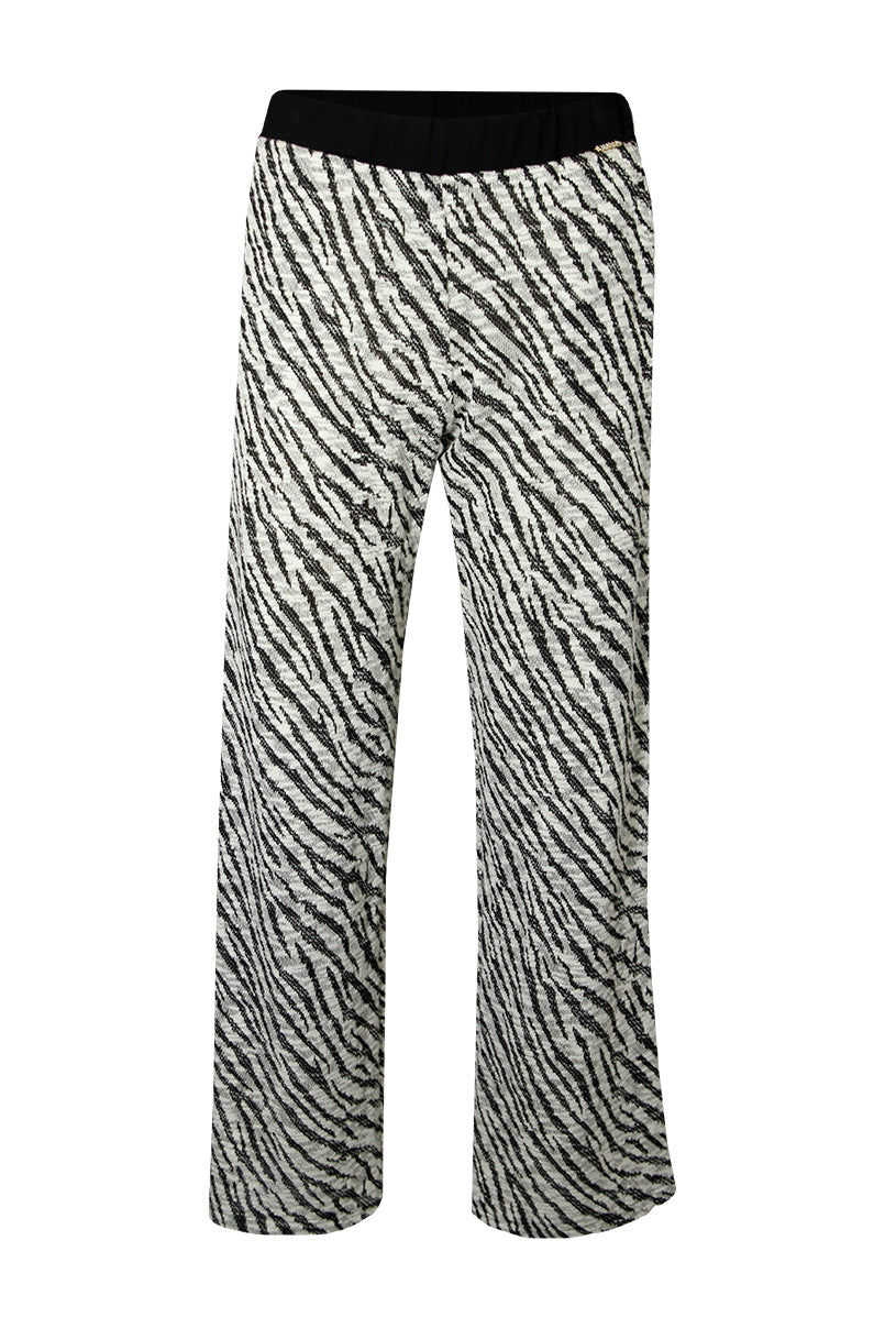 Calças jacquard