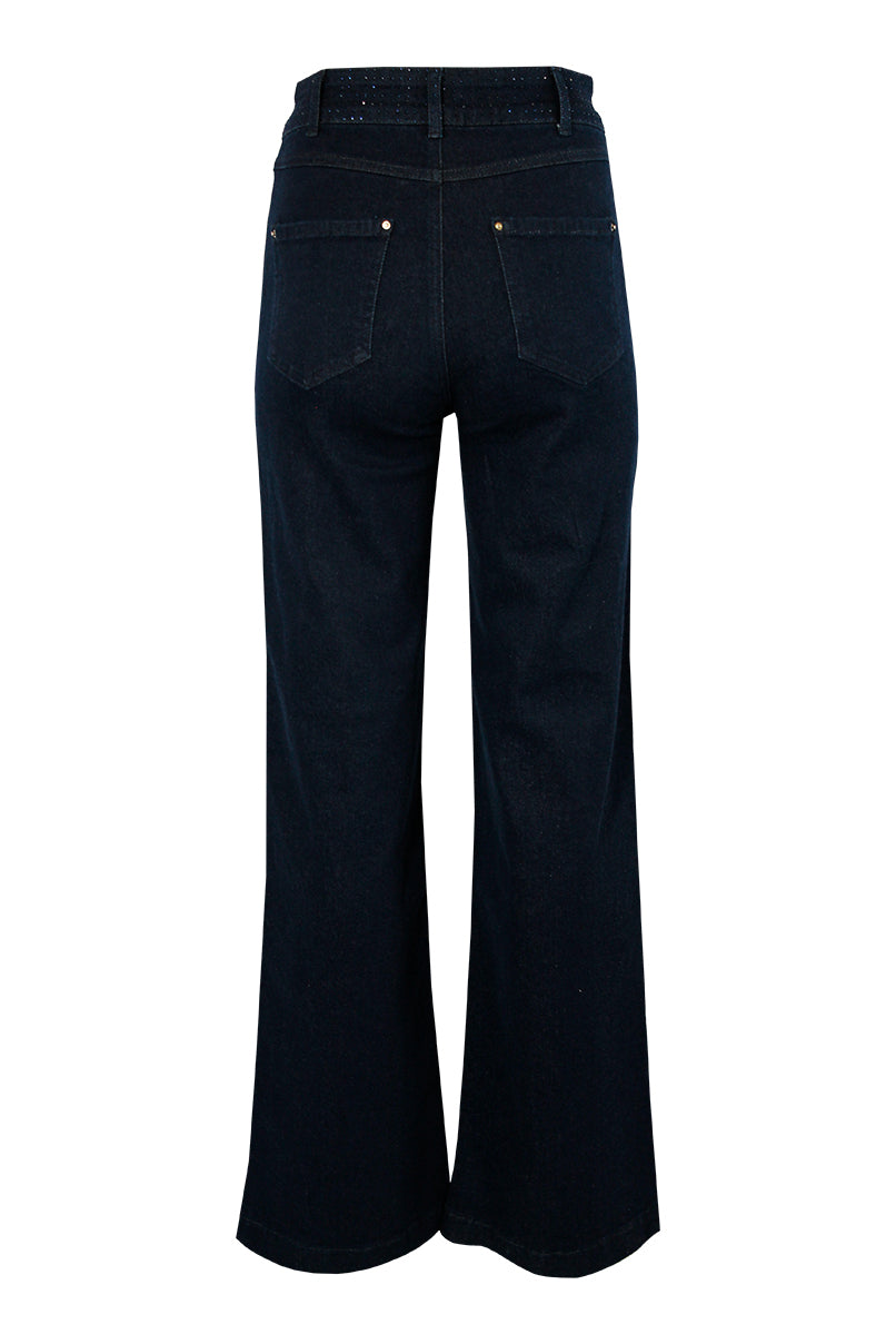 Calças jeans pormenores brilhos