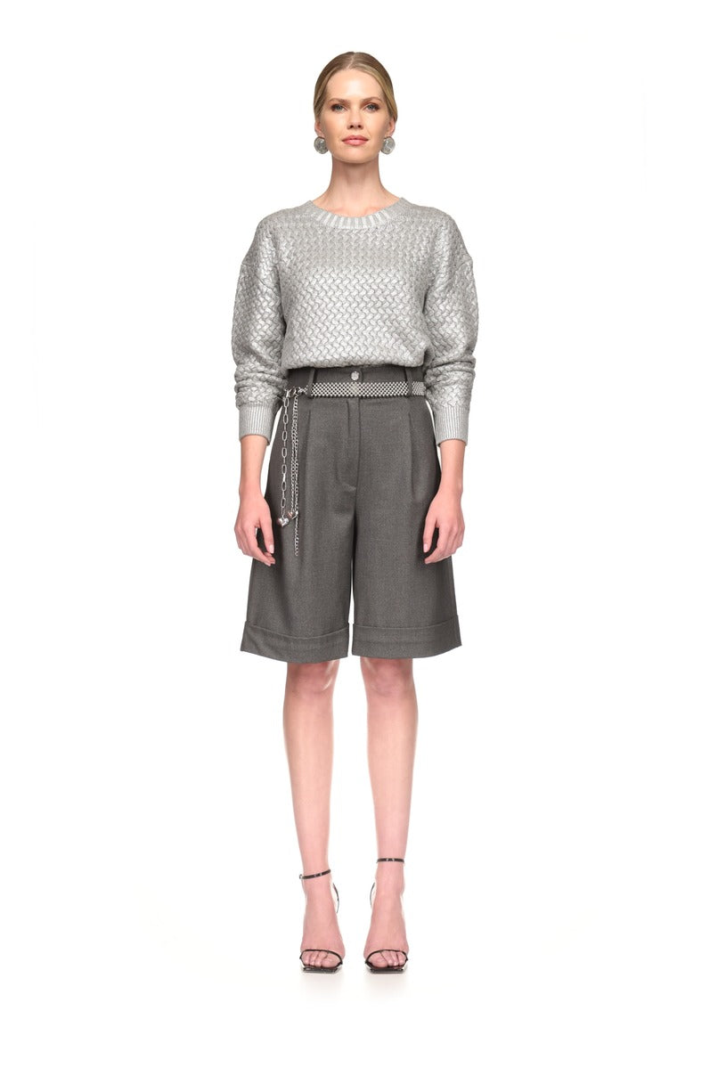 Calções bermudas de alfaitaria