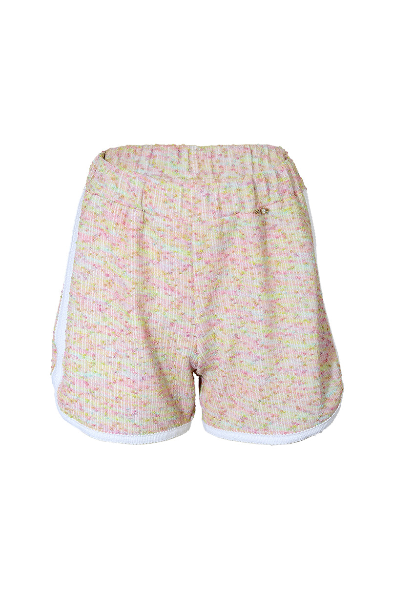 Calções curtos malha bouclé