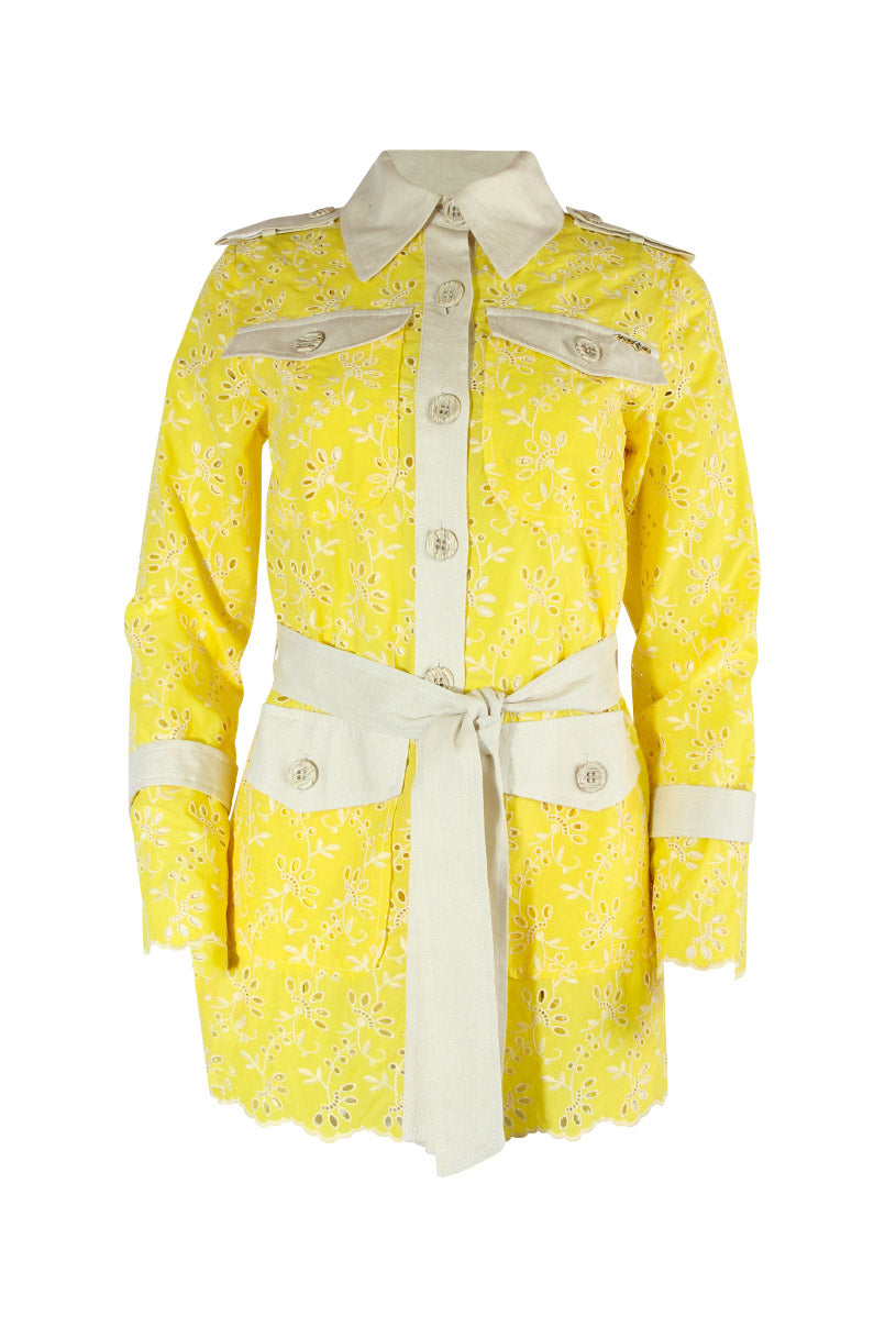 Camisa em Bordado Inglês