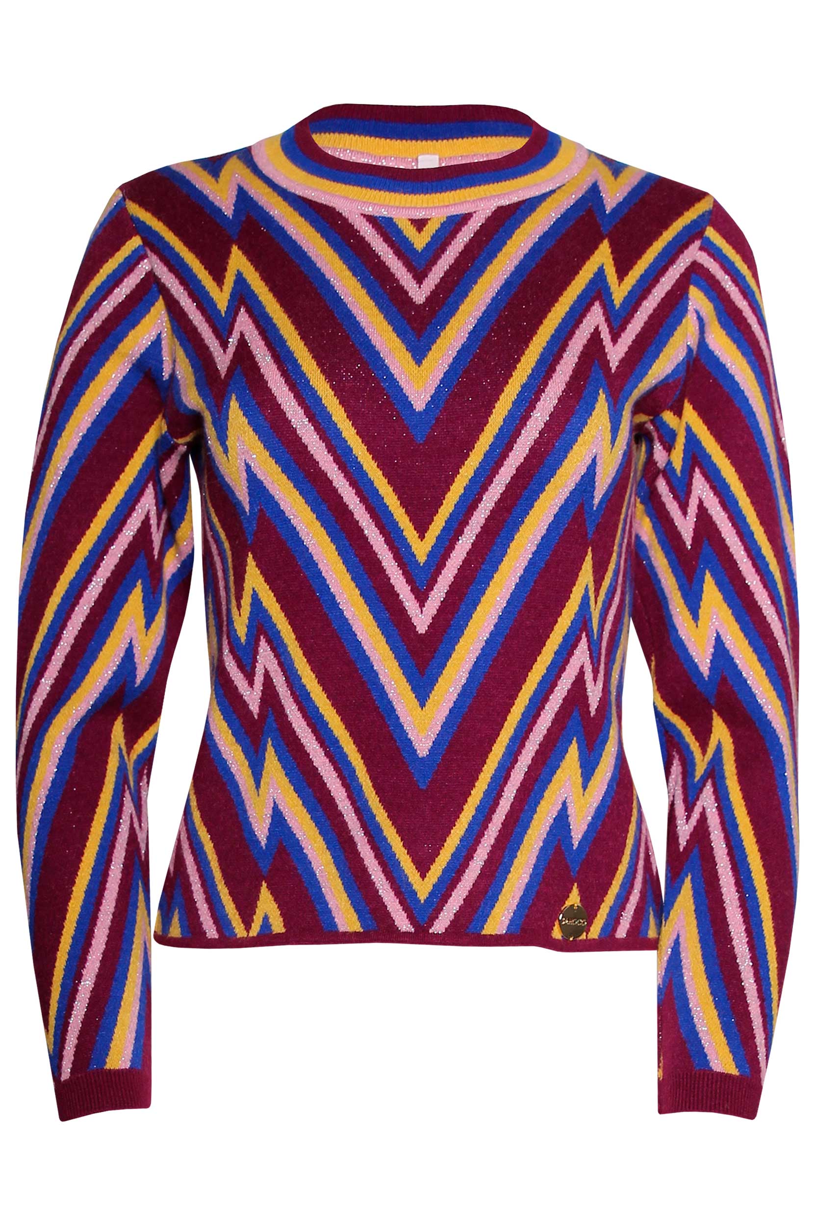 Camisola Malha Jacquard Multicolor