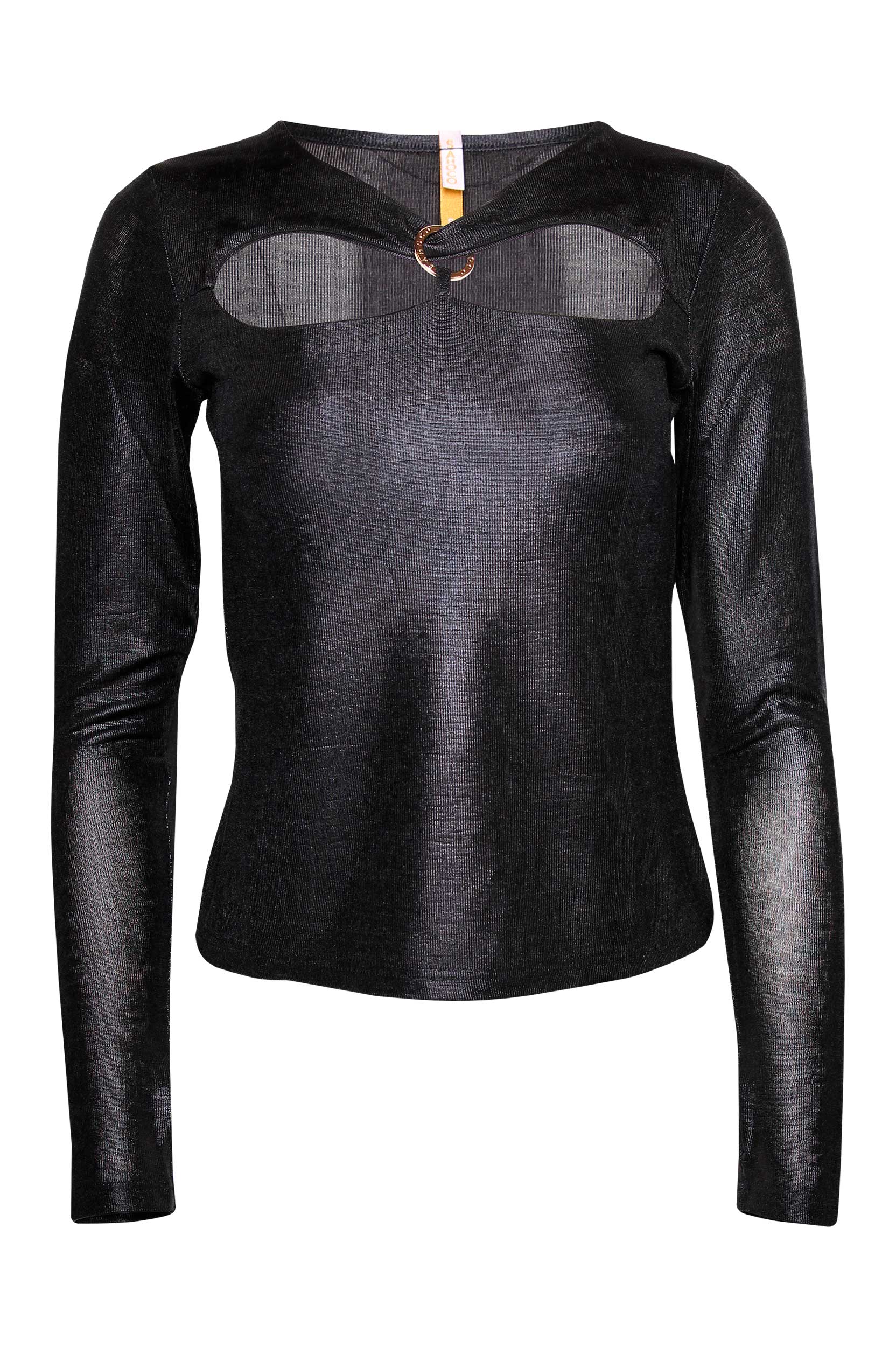 Camisola de Malha Cutout com Aplicação