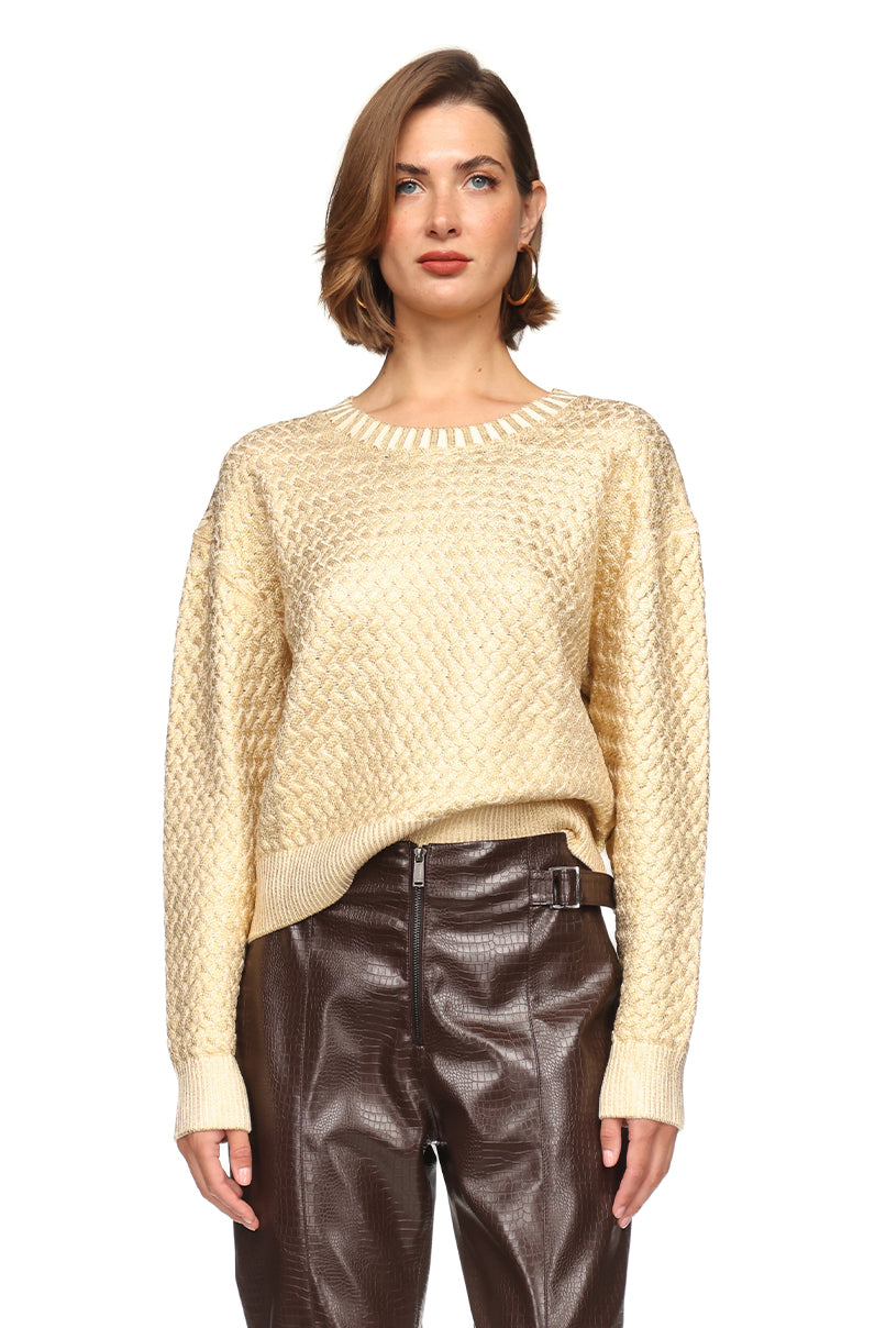 Camisola malha foil
