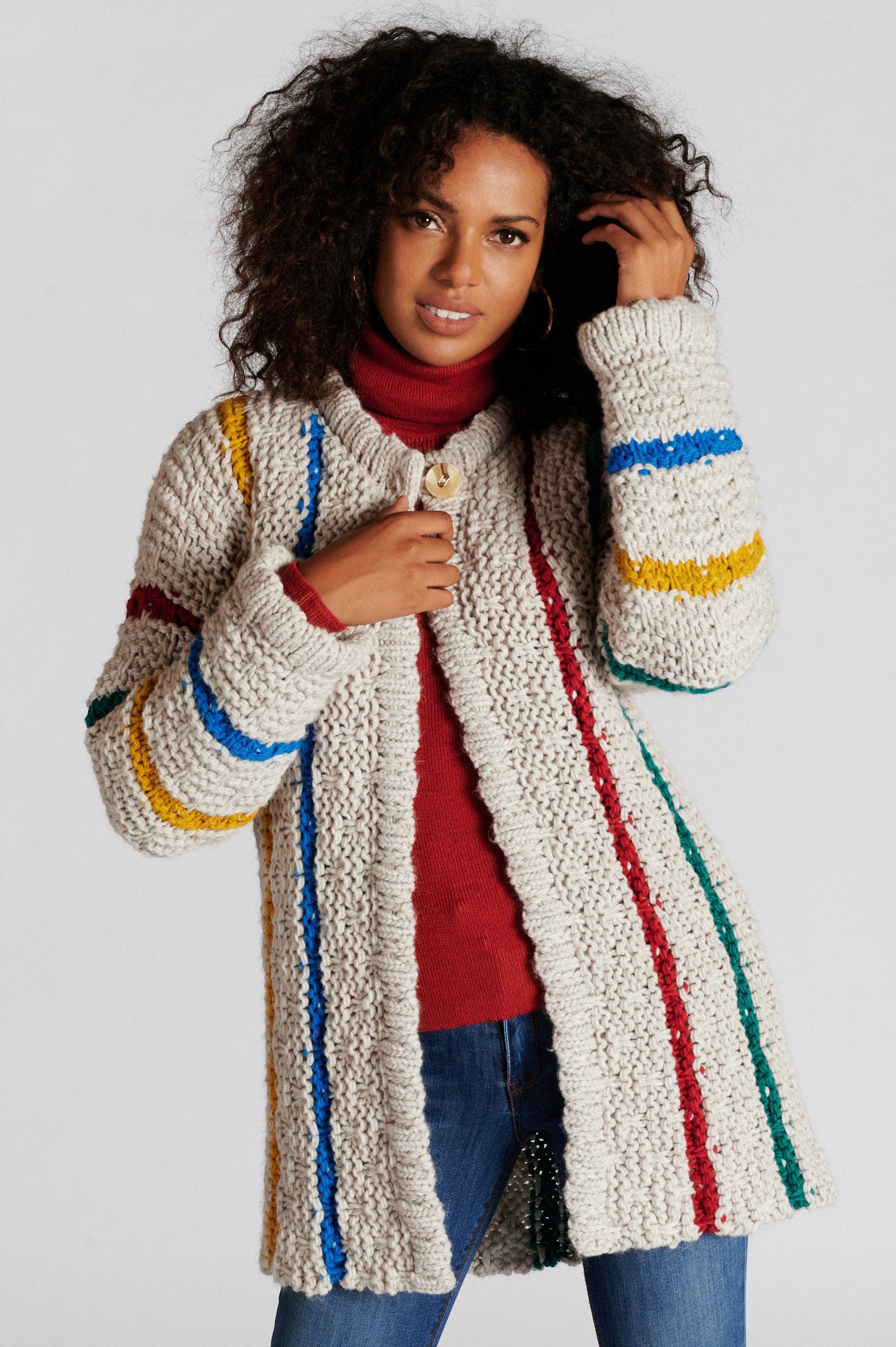 Casaco Malha Oversized