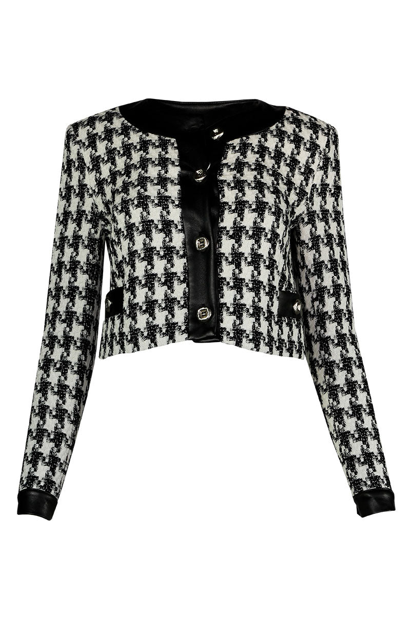 Casaco Pied-de-Poule