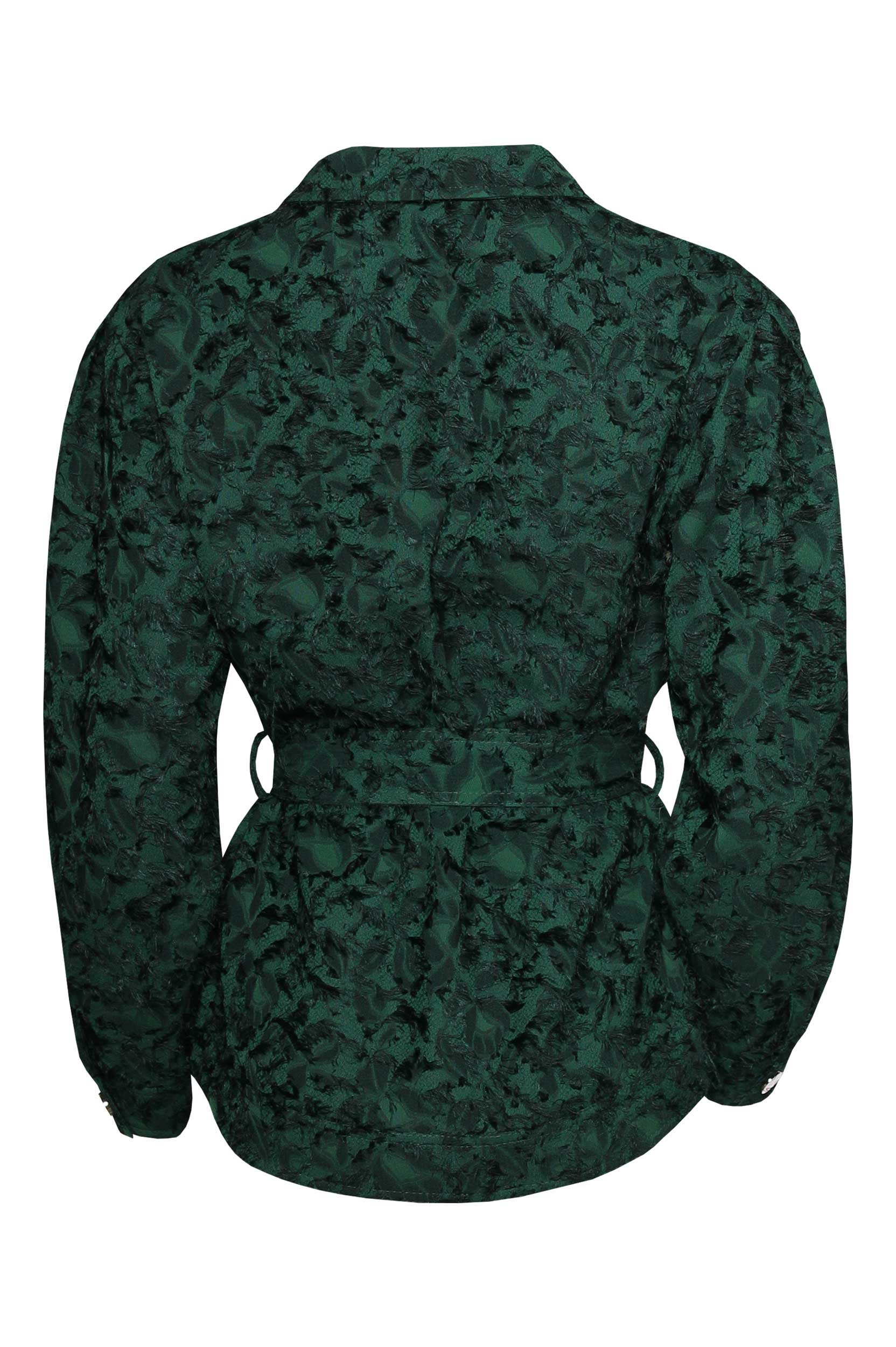 Casaco bordado franjas