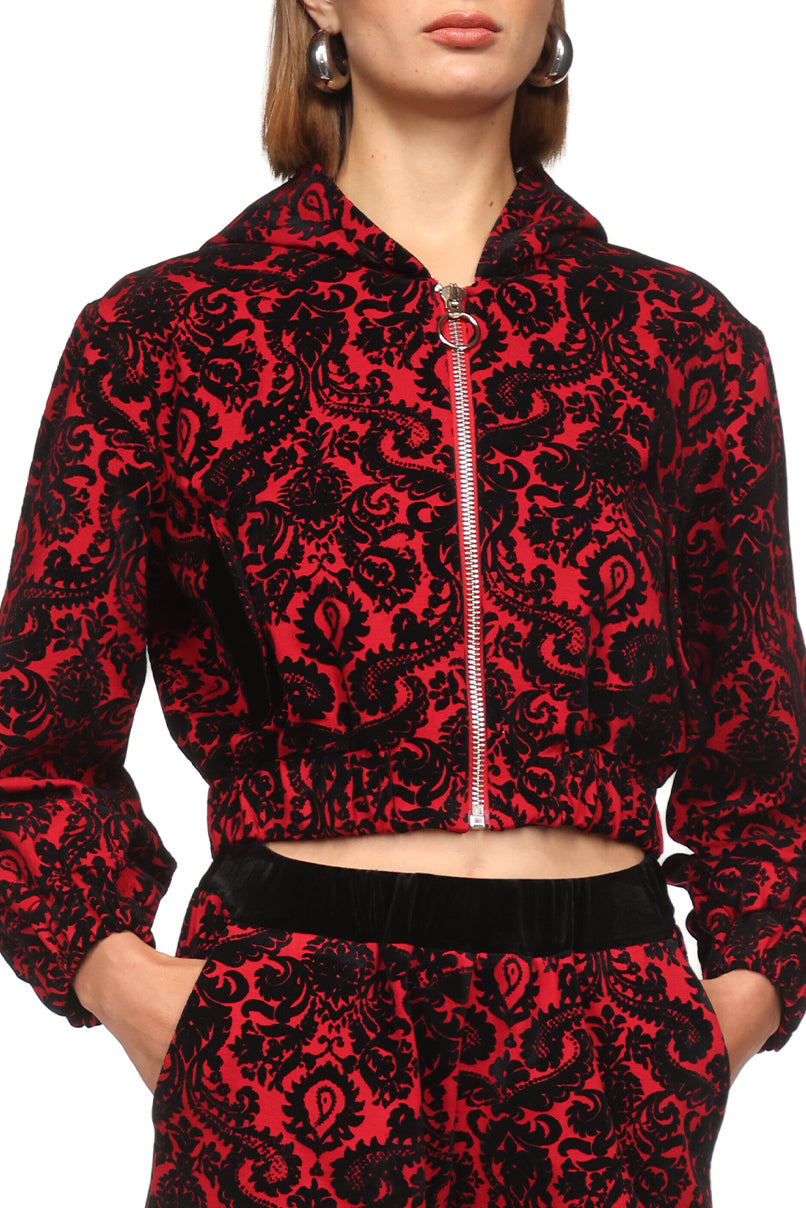 Casaco fato de treino com capuz