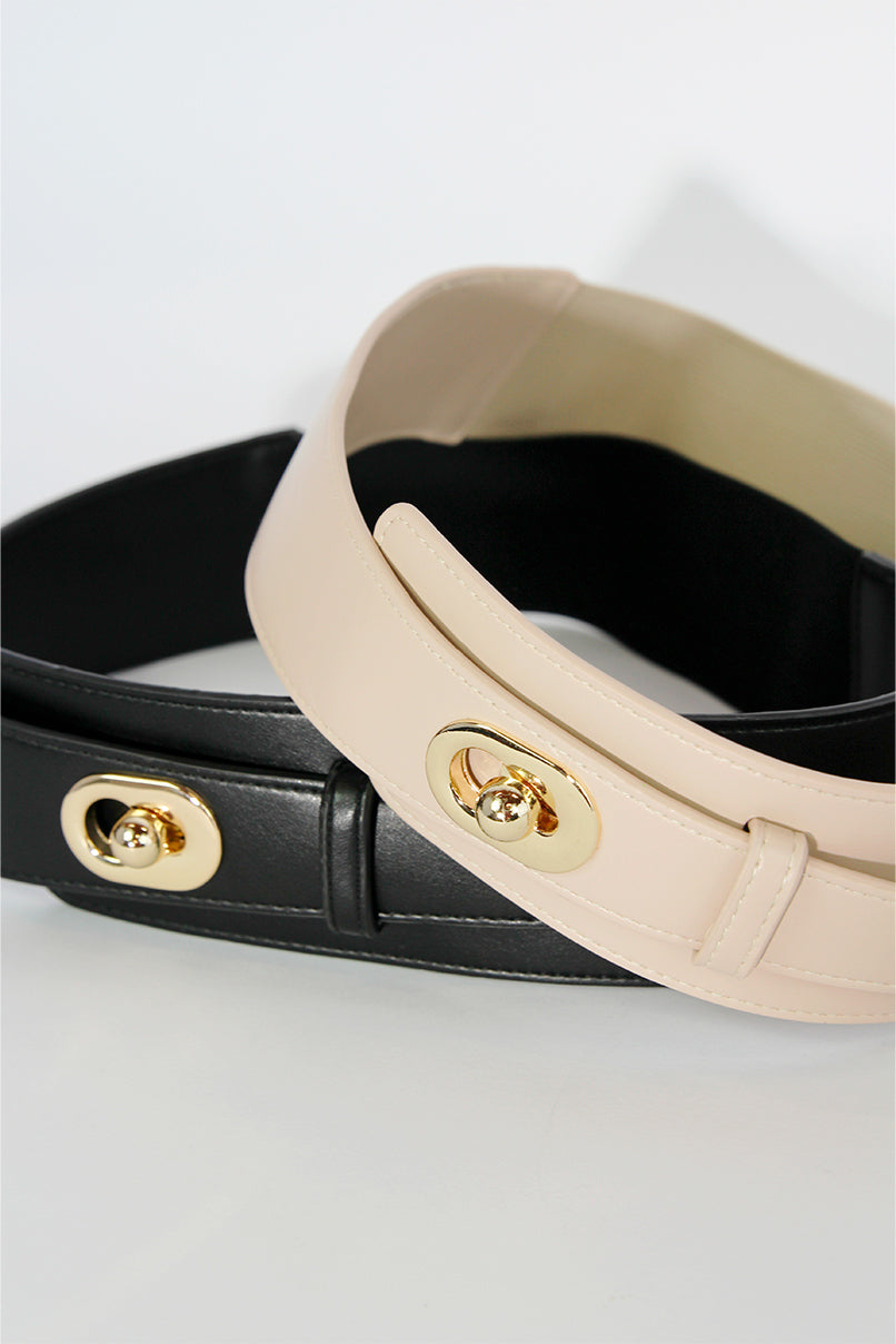 Cinto largo fivela de encaixe