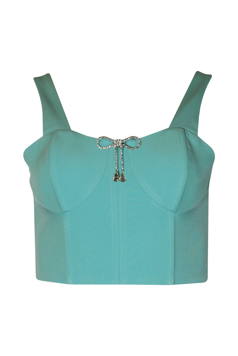 Crop Top com aplicação