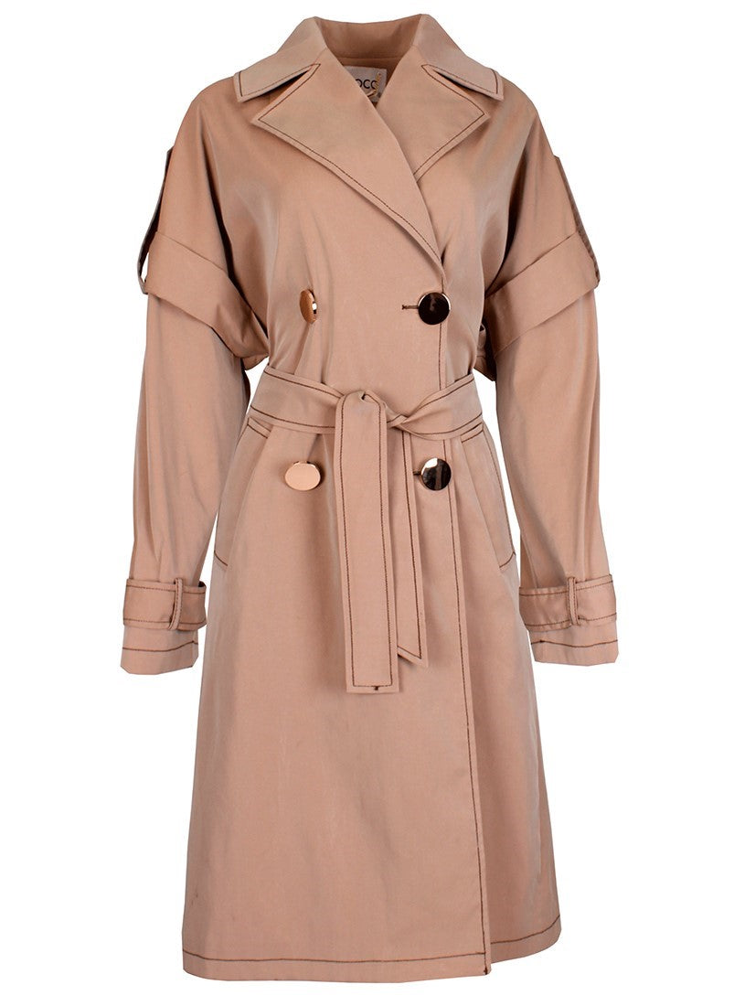 Gabardine com vivos em contraste