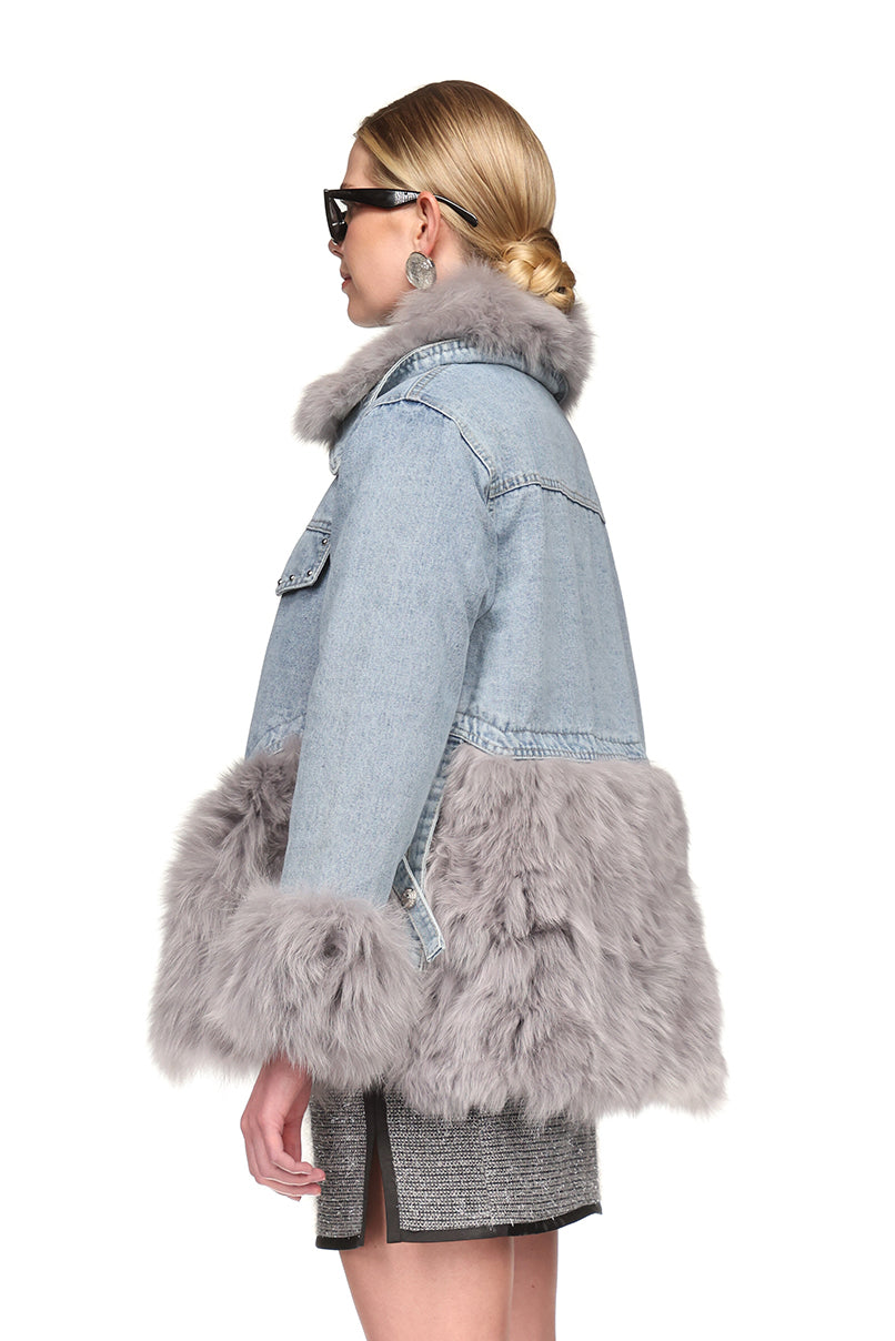 Jaqueta denim oversize