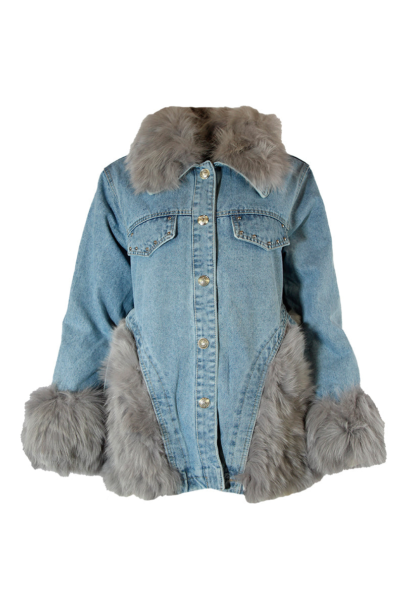 Jaqueta denim oversize