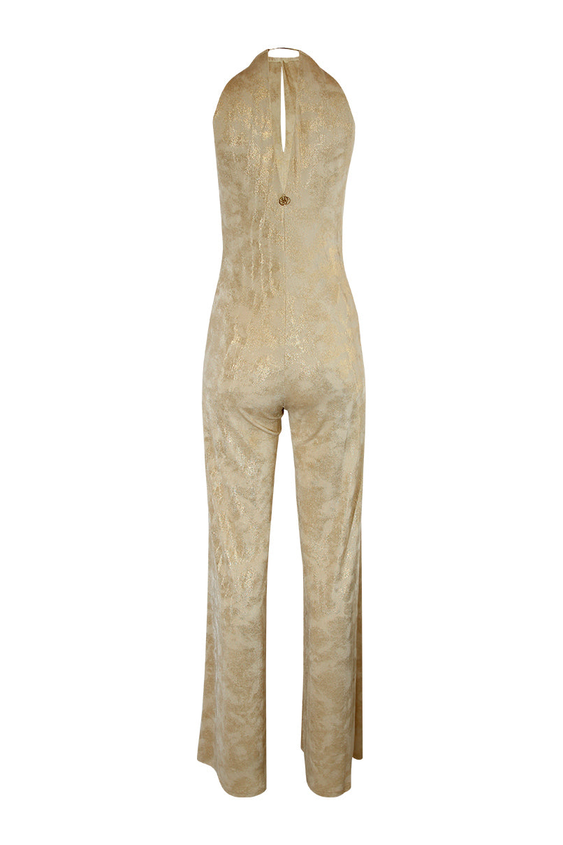 Macacão halter Gold