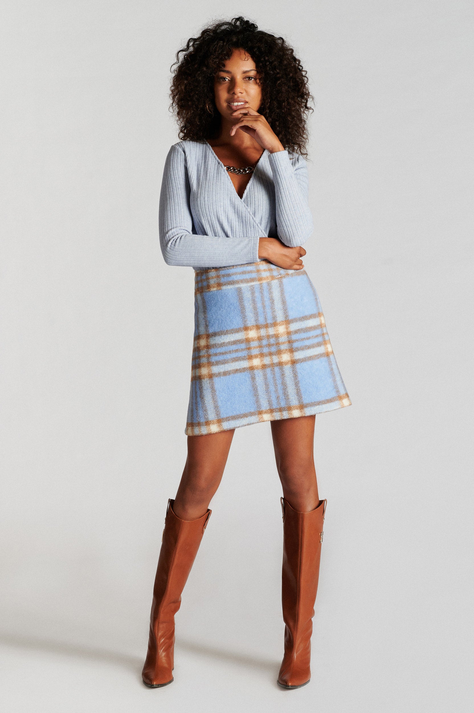 Mini-Saia Corte Reto