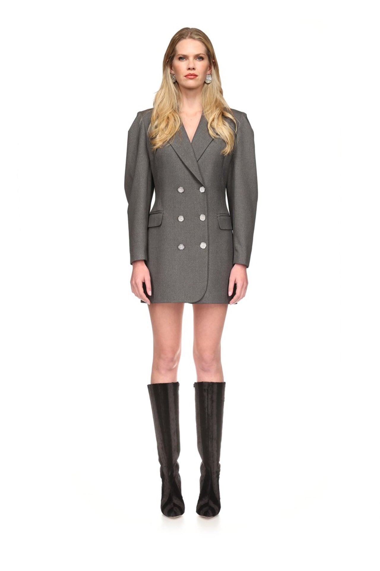 Blazer vestido de alfaiataria